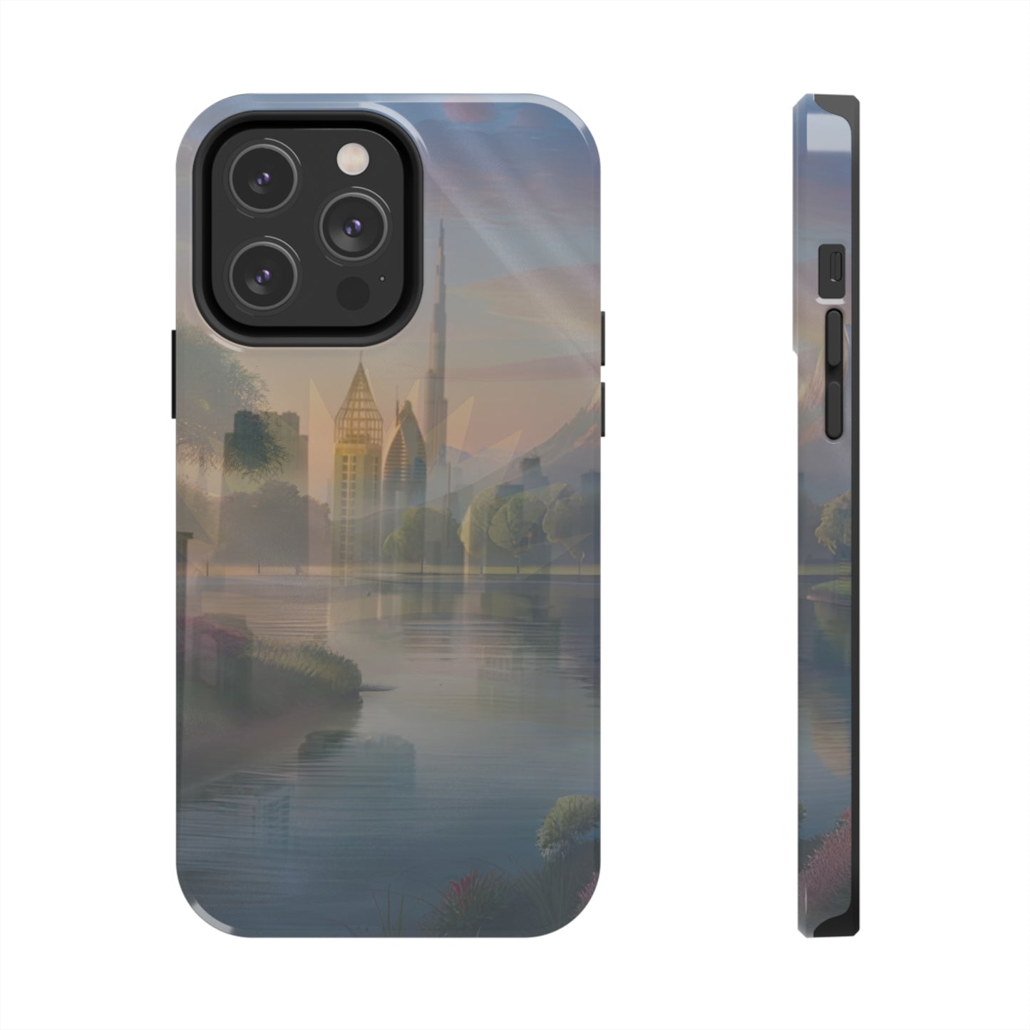 City Neighborhood Pond United States of Biafra - Tough iPhone Cases (iPhone 7, 8, X, 11, 12, 13, 14, 15)