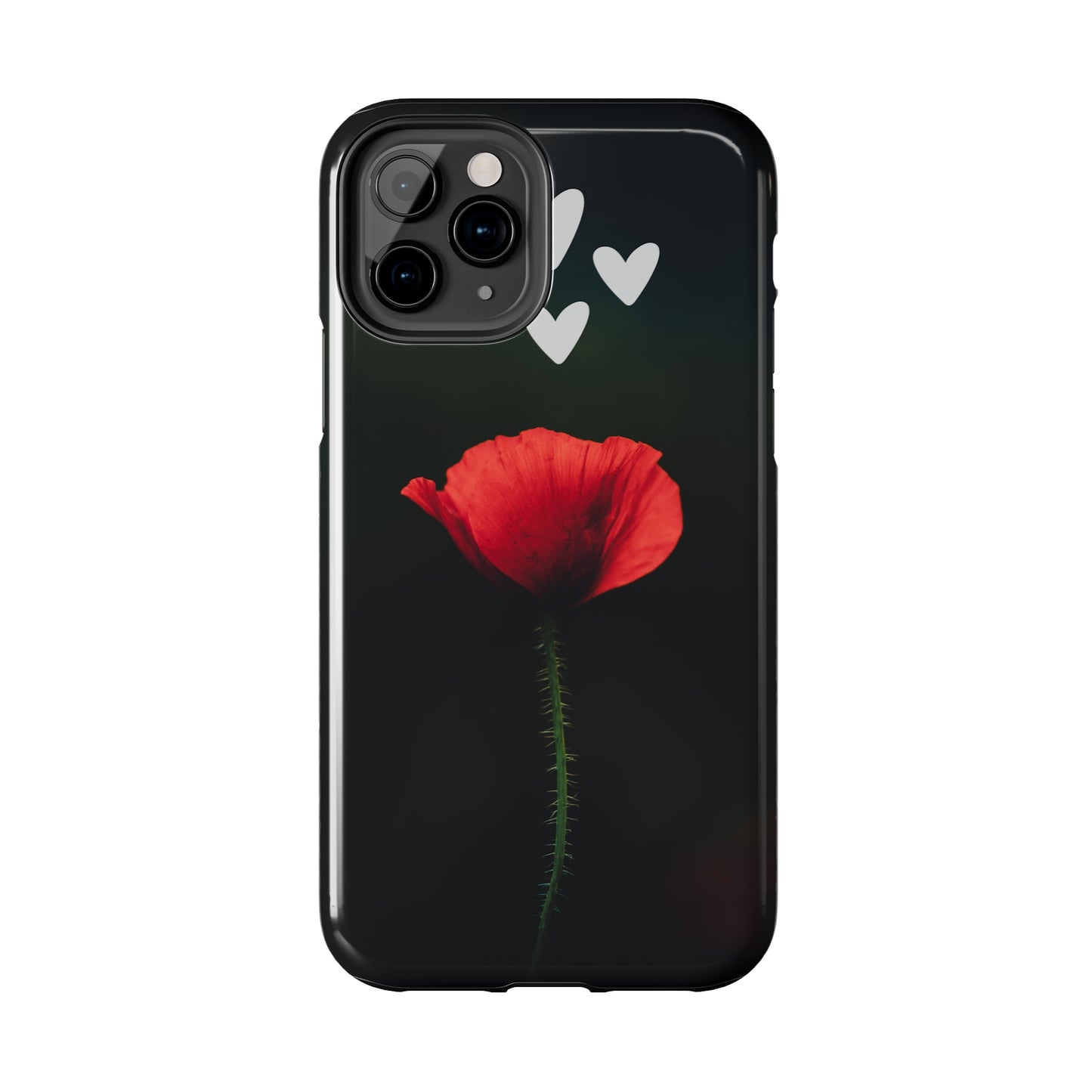 Red Rose - Tough iPhone Cases (iPhone 7, 8, X, 11, 12, 13, 14, 15)