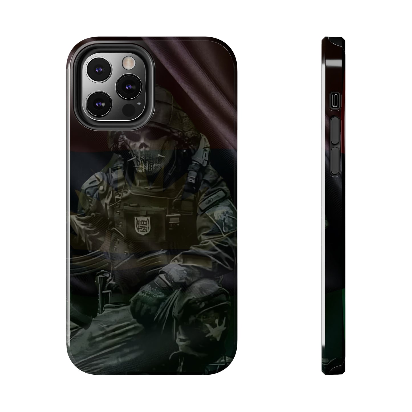 Biafra Soldier II - Tough iPhone Cases (iPhone 7, 8, X, 11, 12, 13, 14, 15)