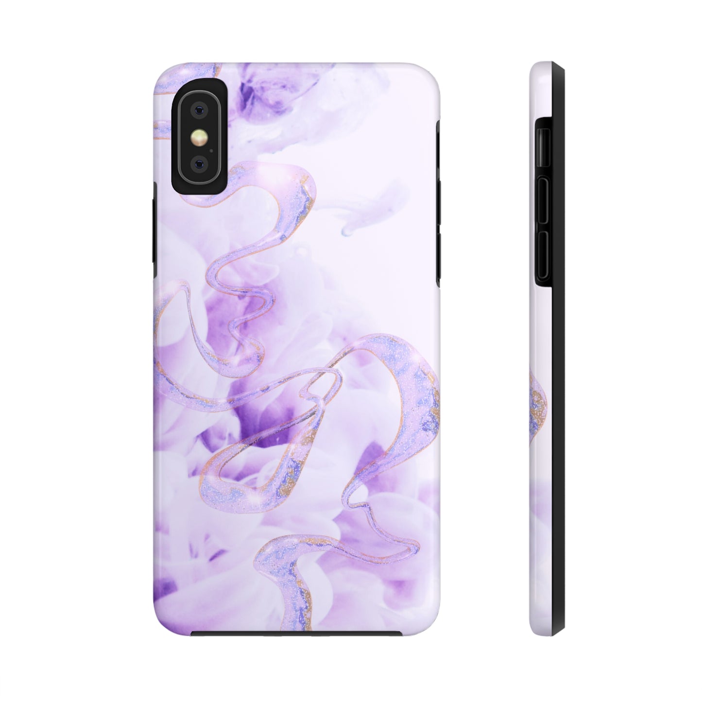 Purple Drop - Tough iPhone Cases (iPhone 7, 8, X, 11, 12, 13, 14, 15)
