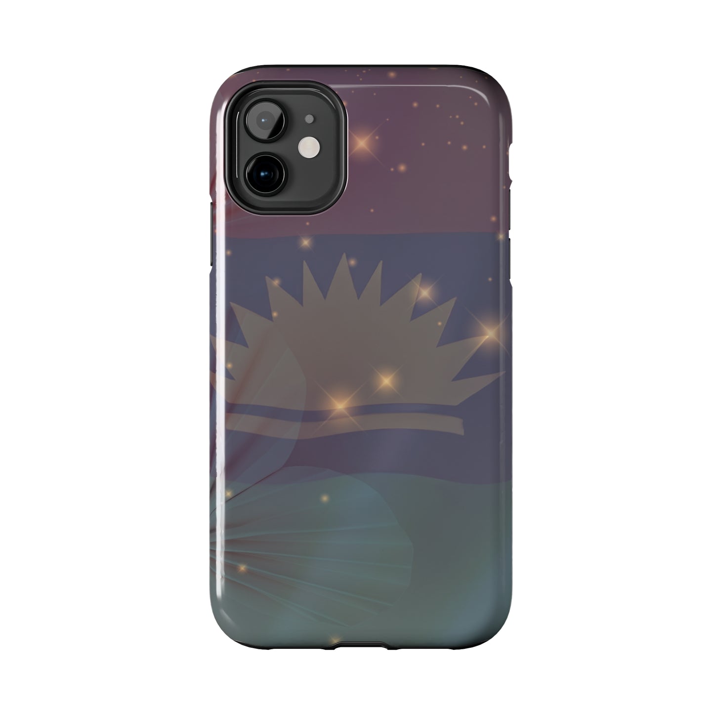 United States of Biafra Flag Flower Blend 4 - Tough iPhone Cases (iPhone 7, 8, X, 11, 12, 13, 14, 15)