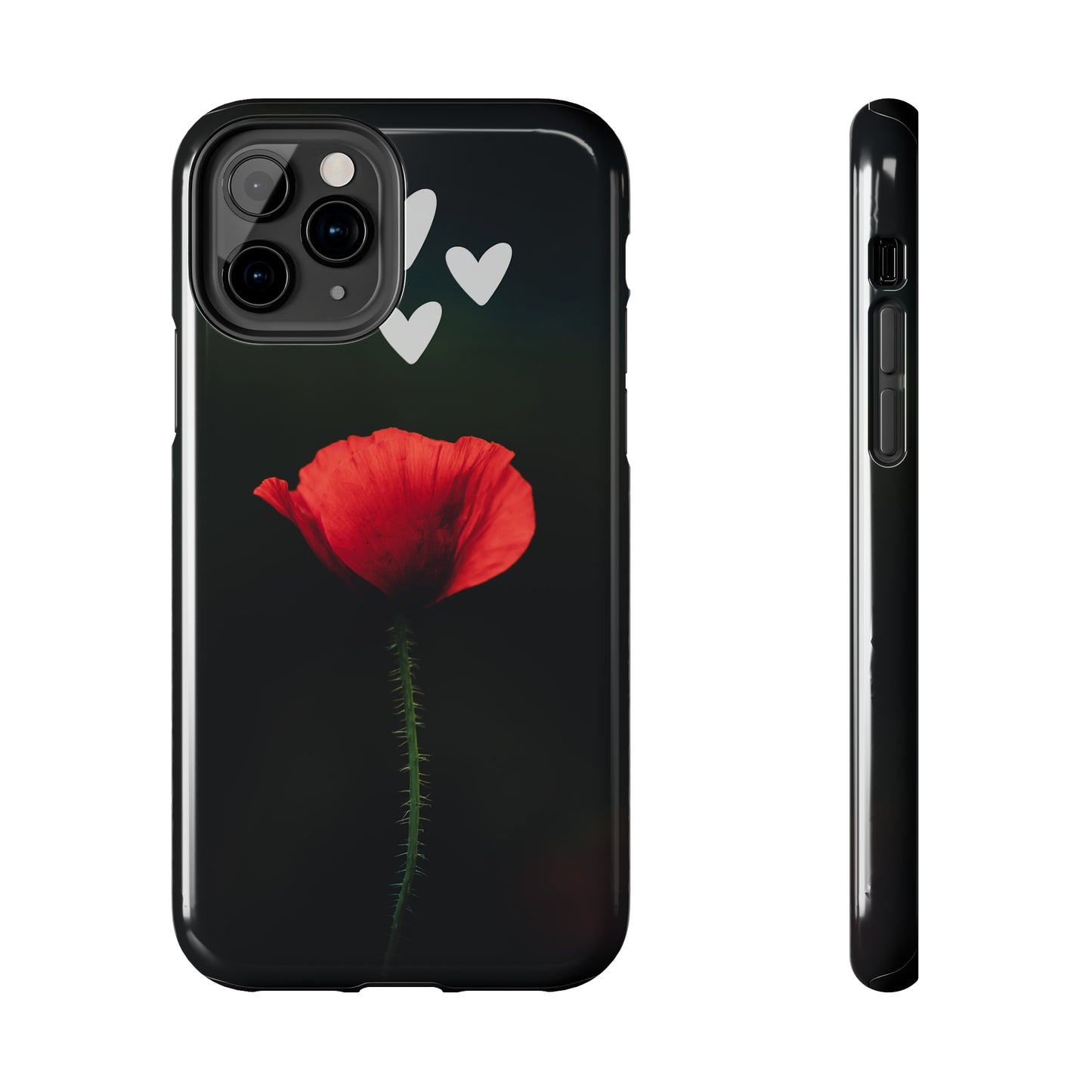 Red Rose - Tough iPhone Cases (iPhone 7, 8, X, 11, 12, 13, 14, 15)