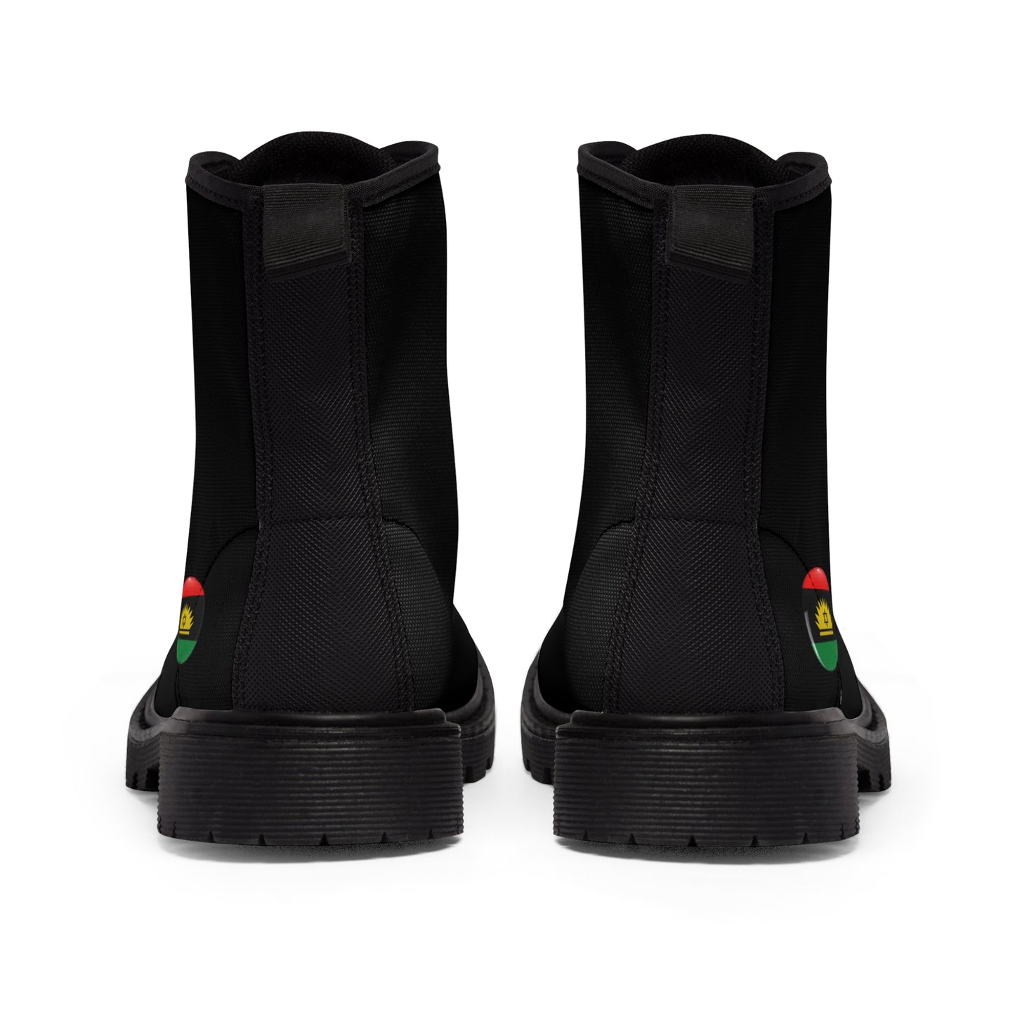 Black Men's Canvas Boots