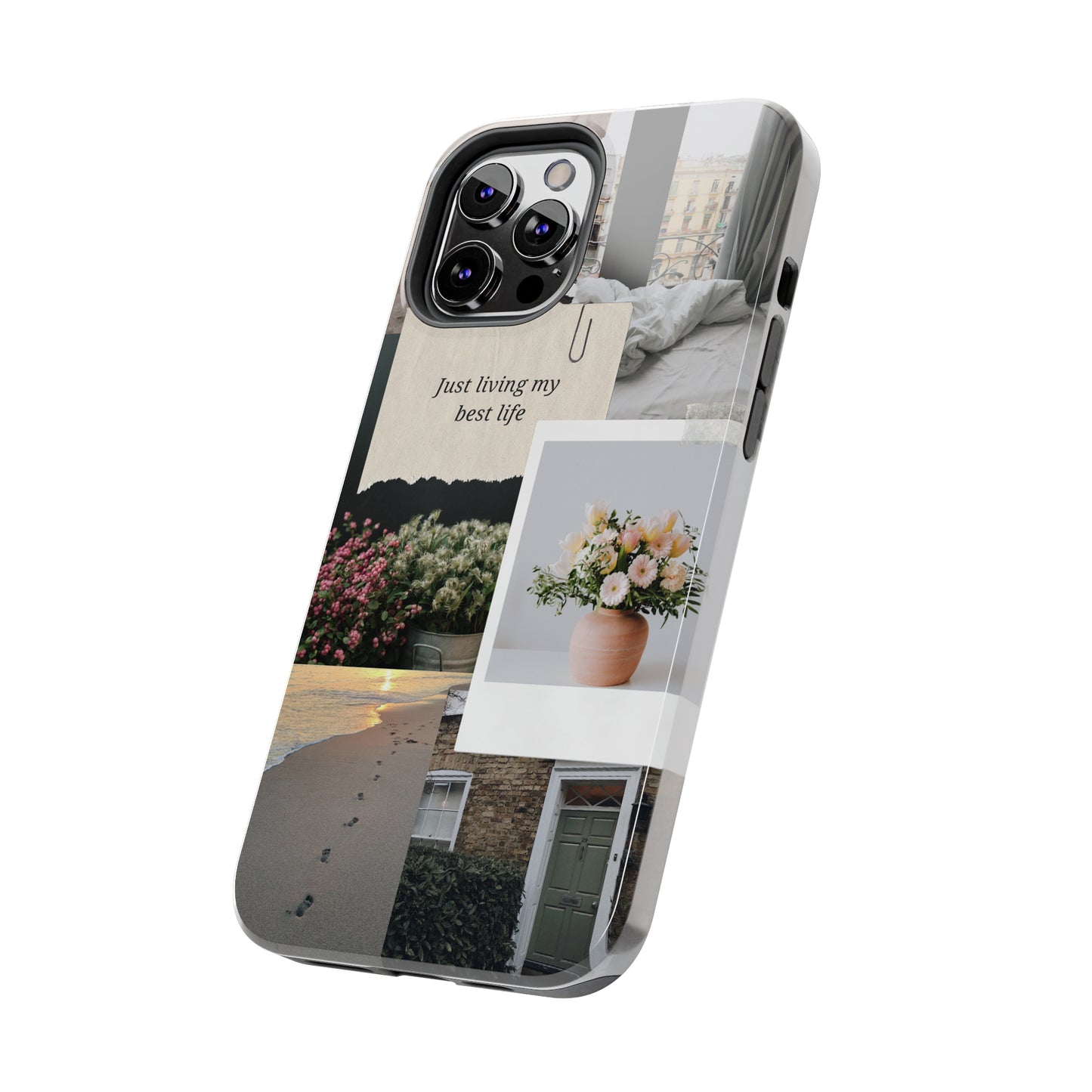 Just Living My Best Life - Tough iPhone Cases (iPhone 7, 8, X, 11, 12, 13, 14, 15)