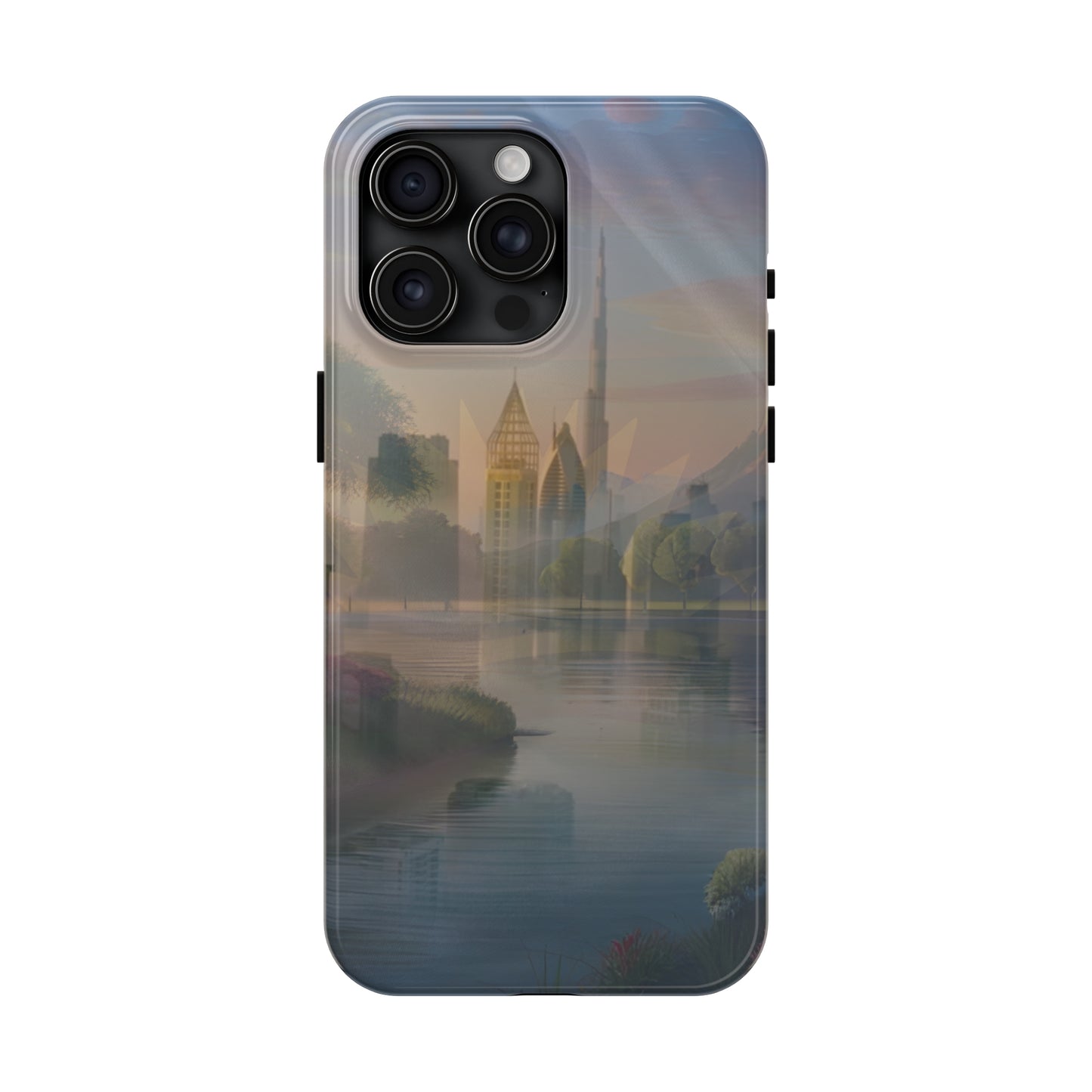 City Neighborhood Pond United States of Biafra - Tough iPhone Cases (iPhone 7, 8, X, 11, 12, 13, 14, 15)