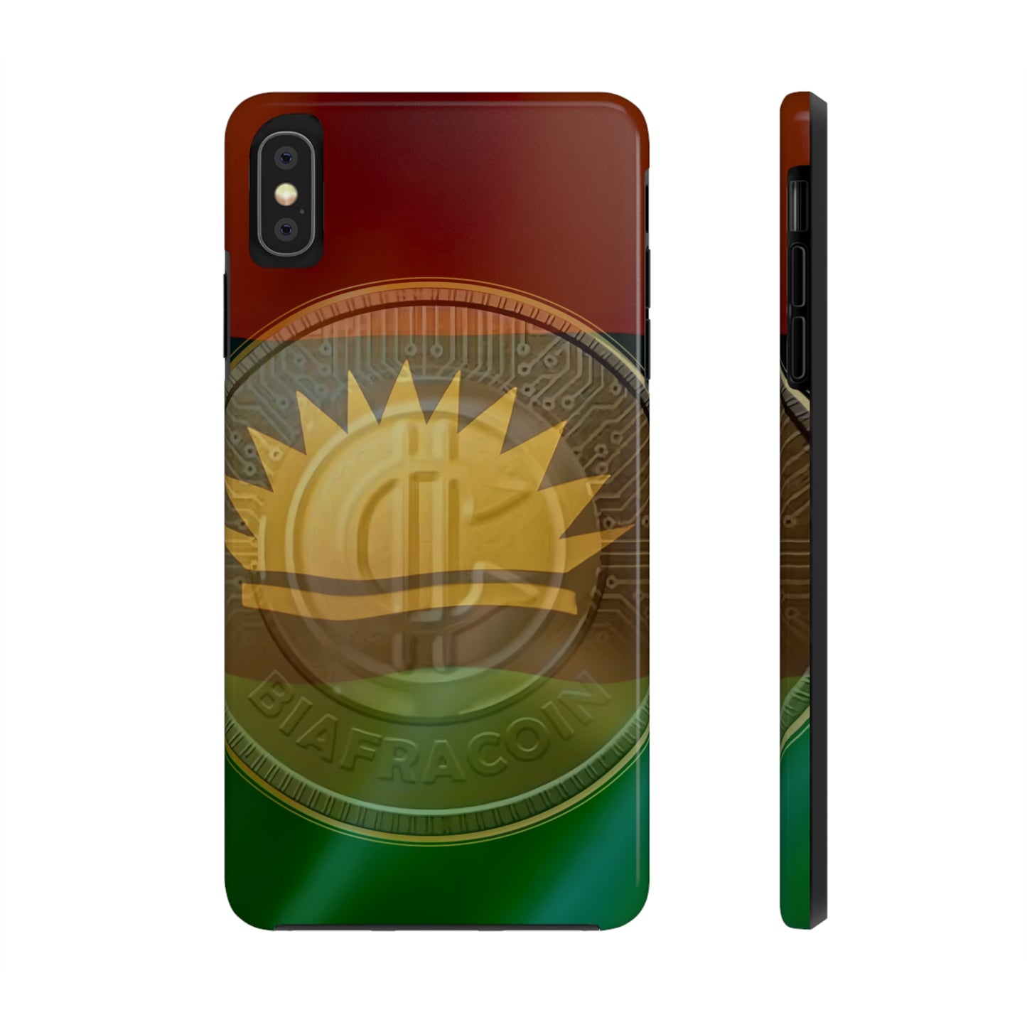 Biafra Coin - Tough iPhone Cases (iPhone 7, 8, X, 11, 12, 13, 14, 15)