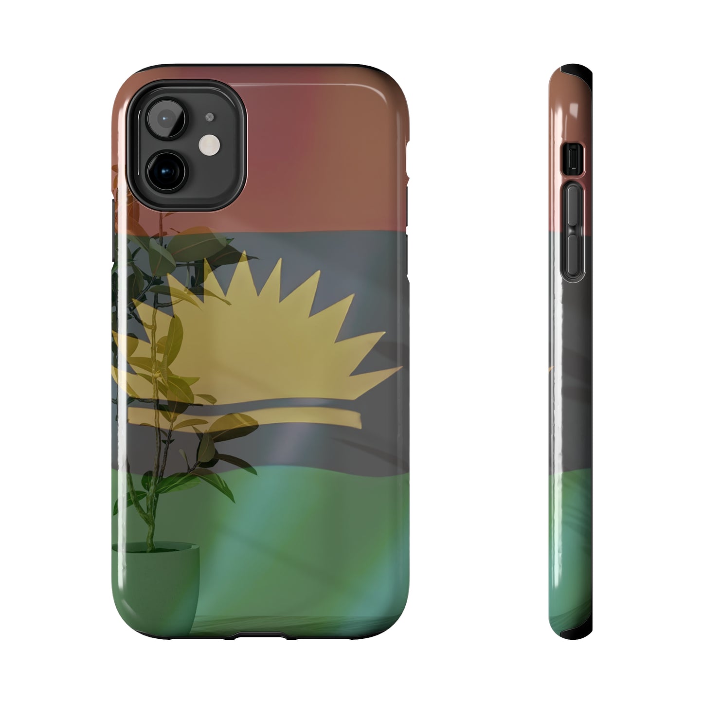 United States of Biafra Flag Plant Vase - Tough iPhone Cases (iPhone 7, 8, X, 11, 12, 13, 14, 15)