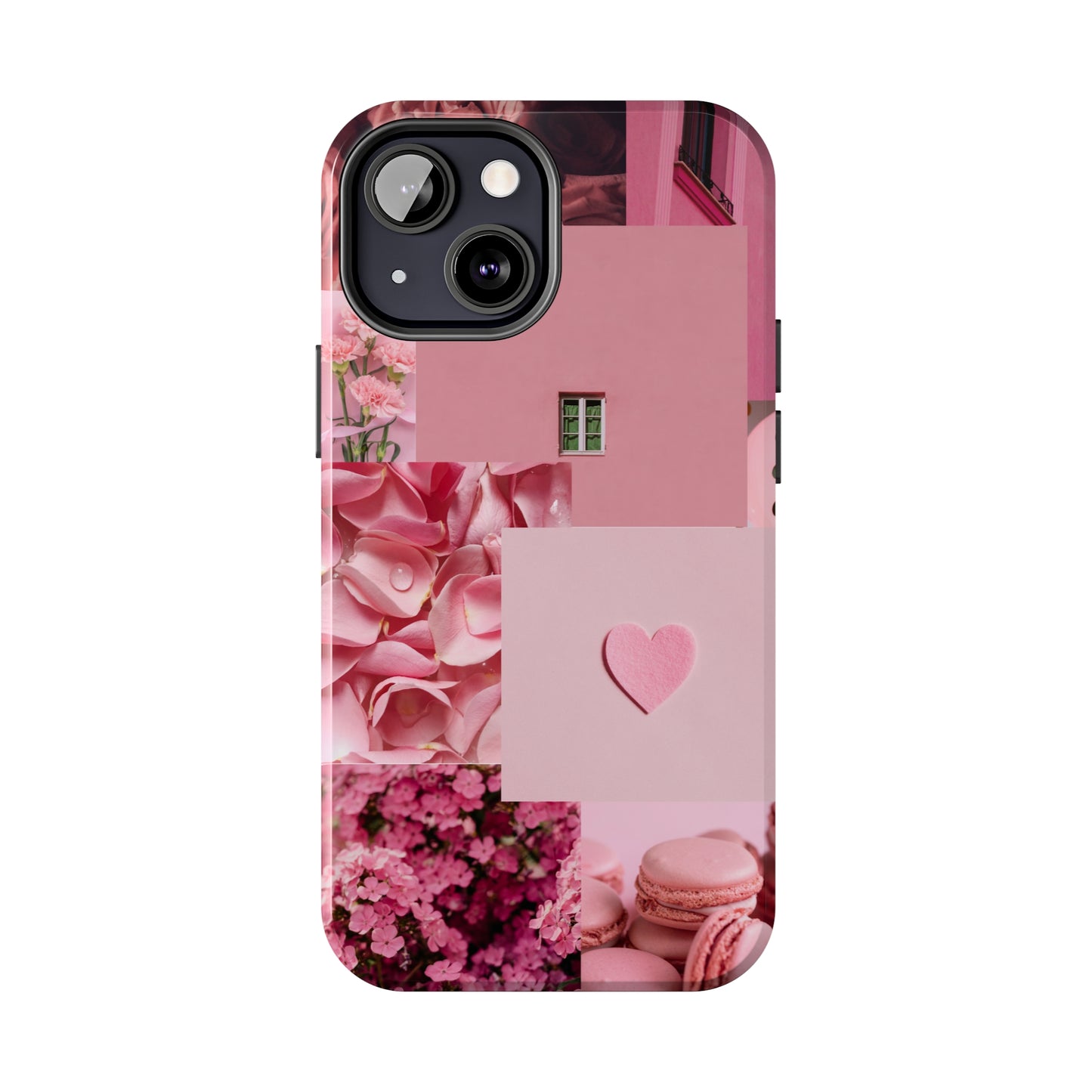 Pink Flowers - Tough iPhone Cases (iPhone 7, 8, X, 11, 12, 13, 14, 15)