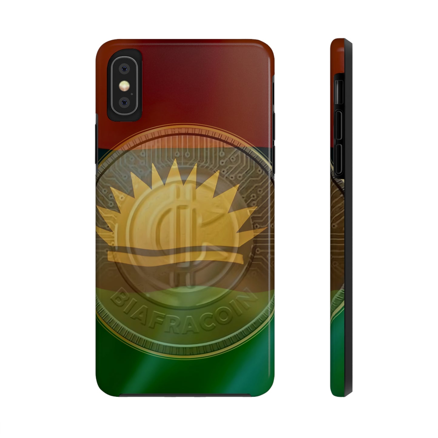 Biafra Coin - Tough iPhone Cases (iPhone 7, 8, X, 11, 12, 13, 14, 15)