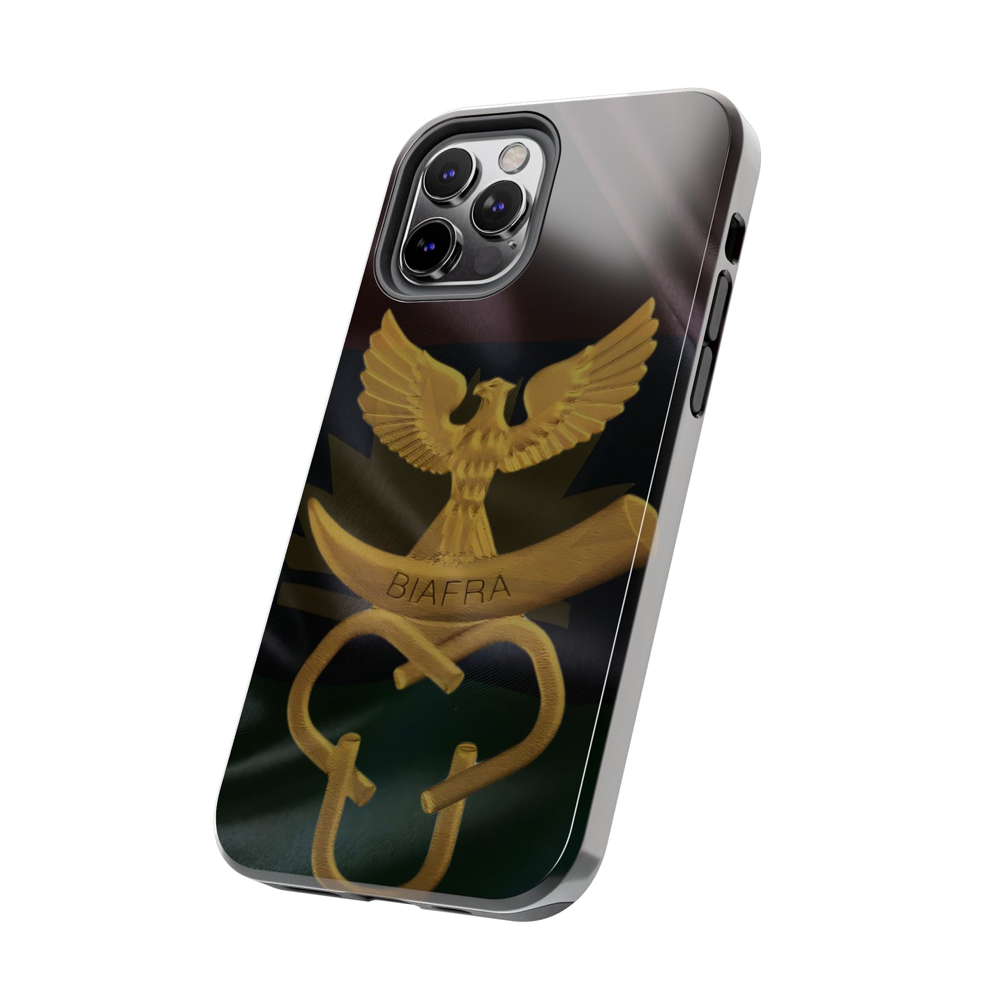 Biafra Liberation Army Logo Gold - Tough iPhone Cases (iPhone 7, 8, X, 11, 12, 13, 14, 15)
