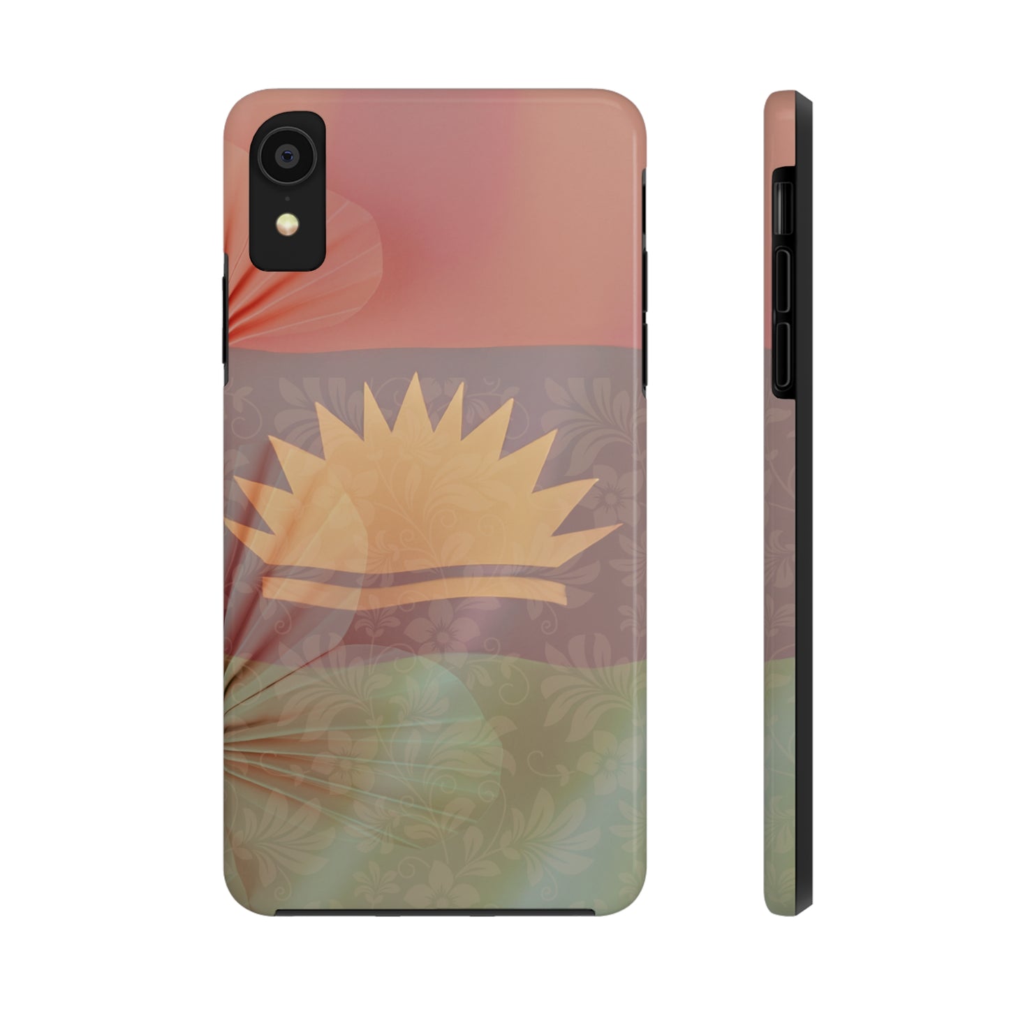 United States of Biafra Flag Flower Blend 5 - Tough iPhone Cases (iPhone 7, 8, X, 11, 12, 13, 14, 15)