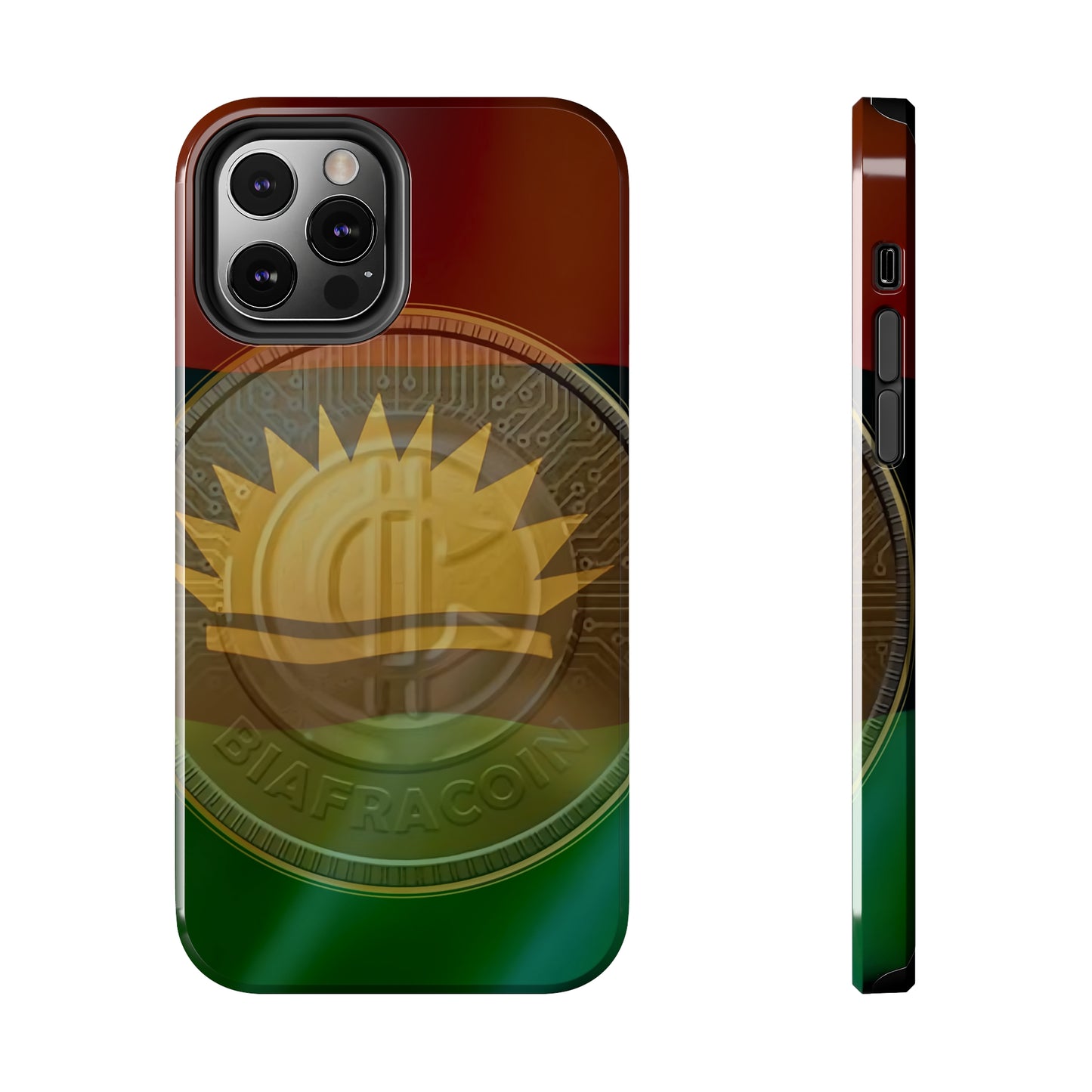 Biafra Coin - Tough iPhone Cases (iPhone 7, 8, X, 11, 12, 13, 14, 15)