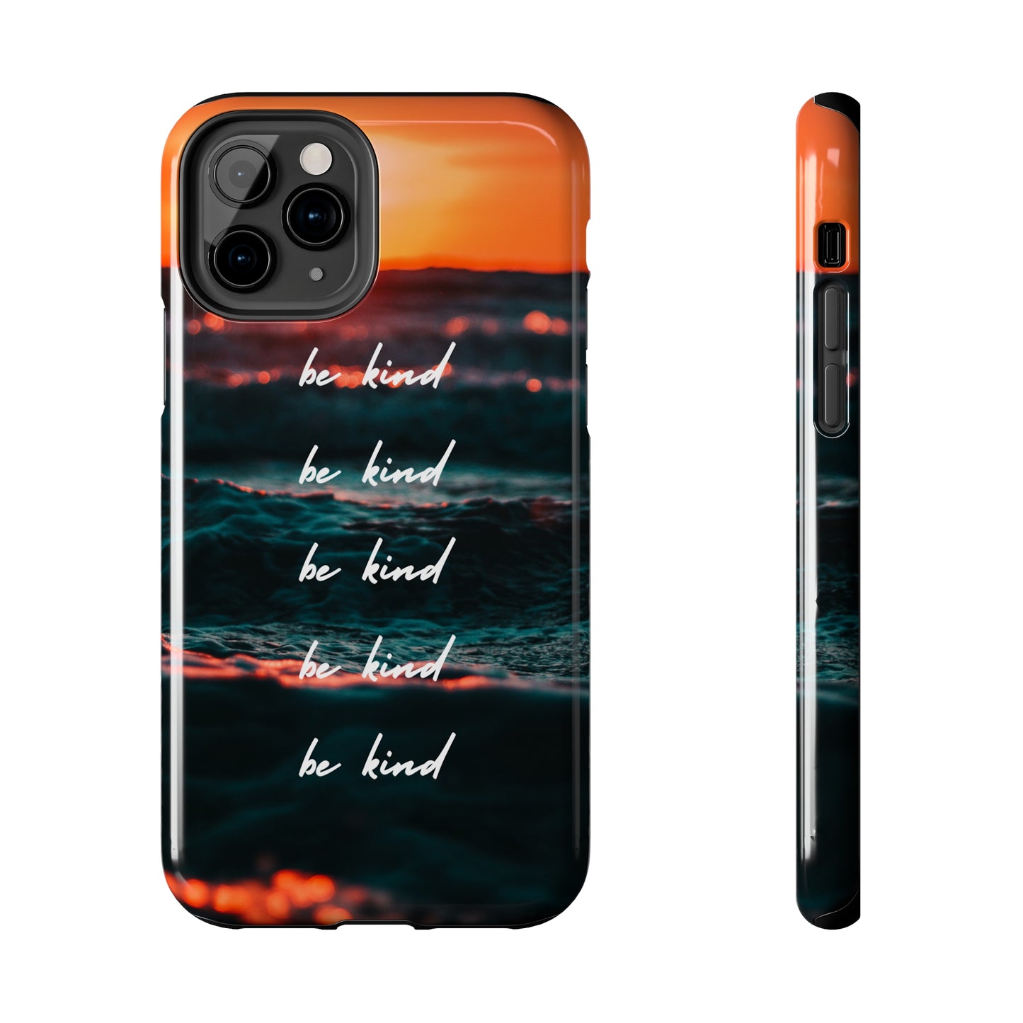 Be Kind - Tough iPhone Cases (iPhone 7, 8, X, 11, 12, 13, 14, 15)