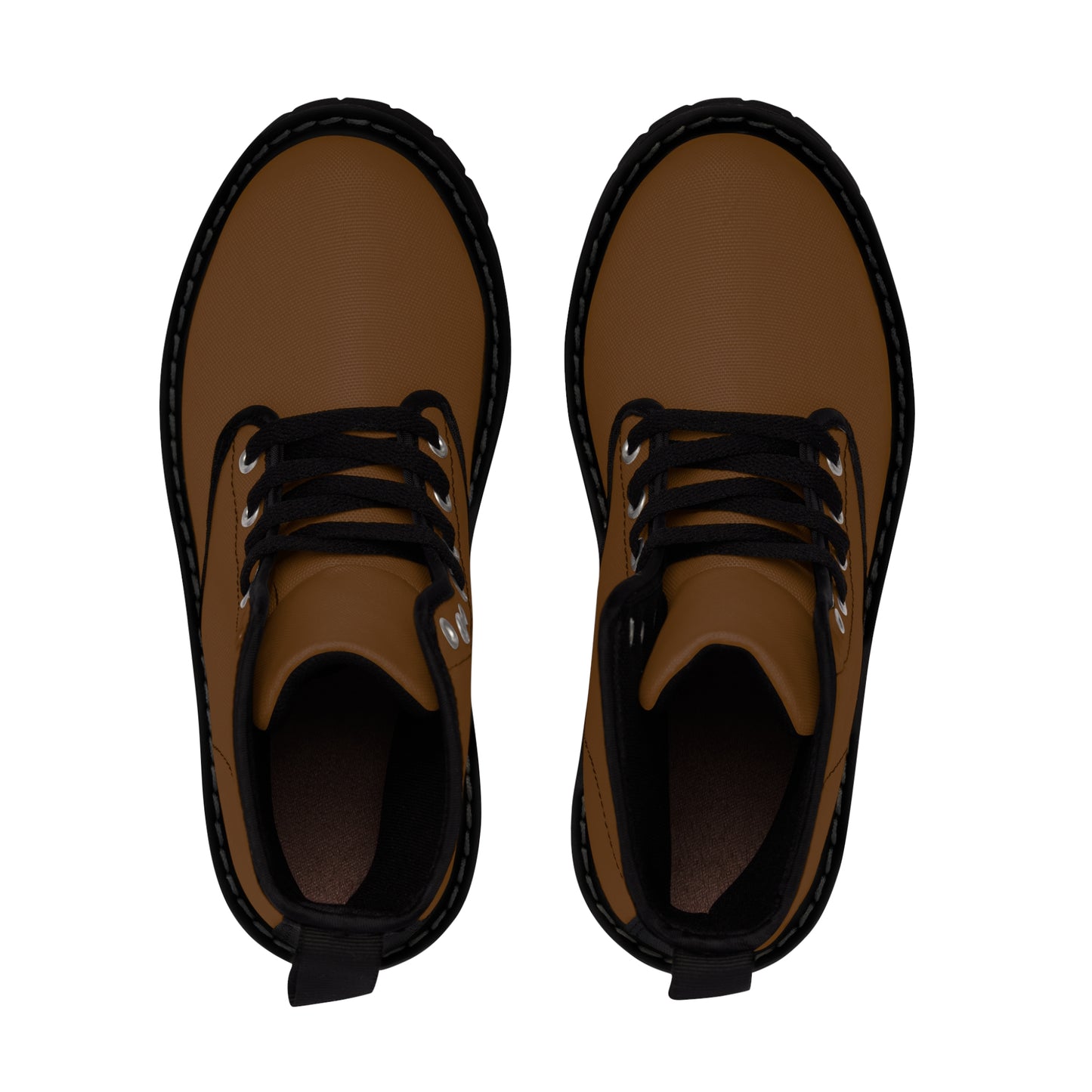 Brown Men's Canvas Boots