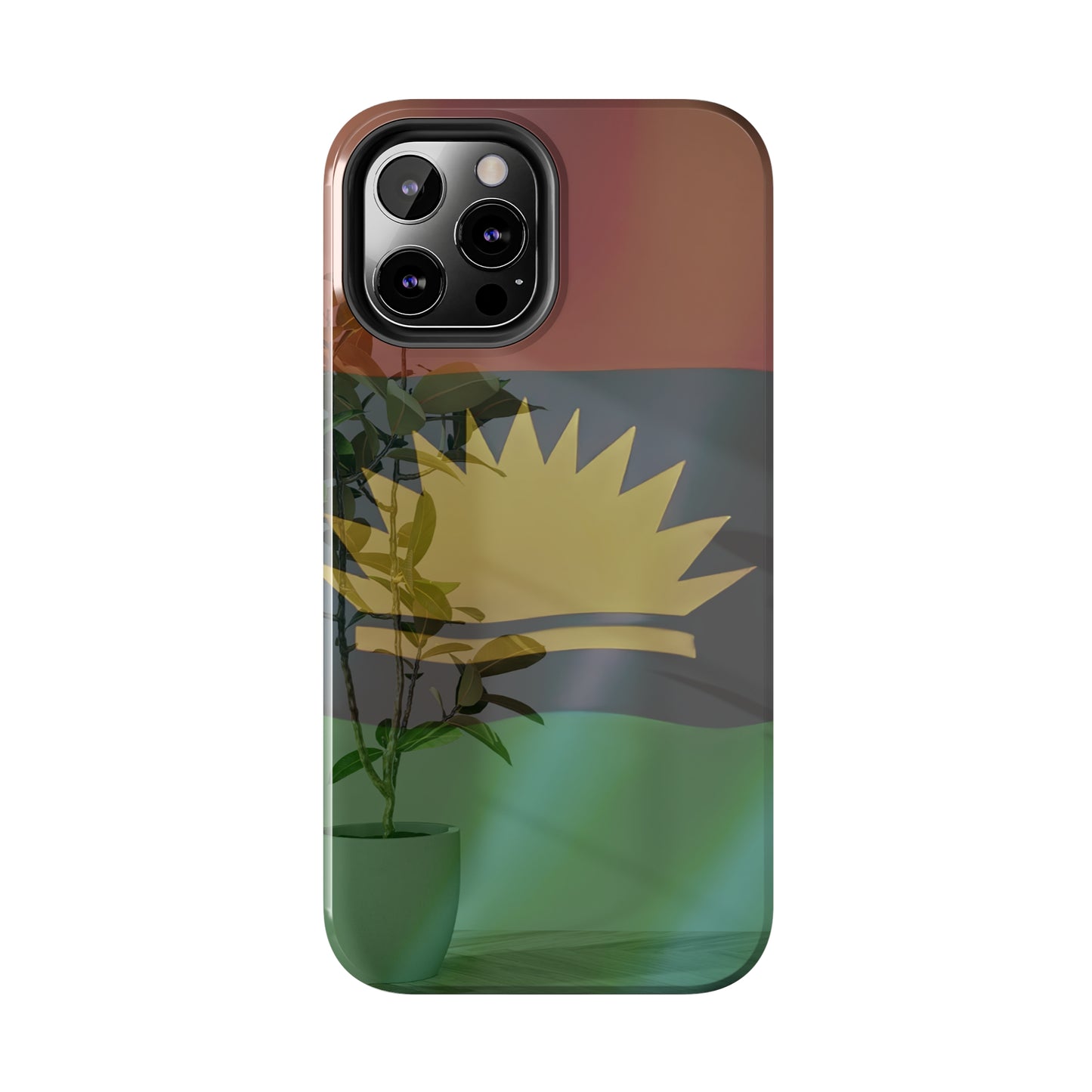 United States of Biafra Flag Plant Vase - Tough iPhone Cases (iPhone 7, 8, X, 11, 12, 13, 14, 15)