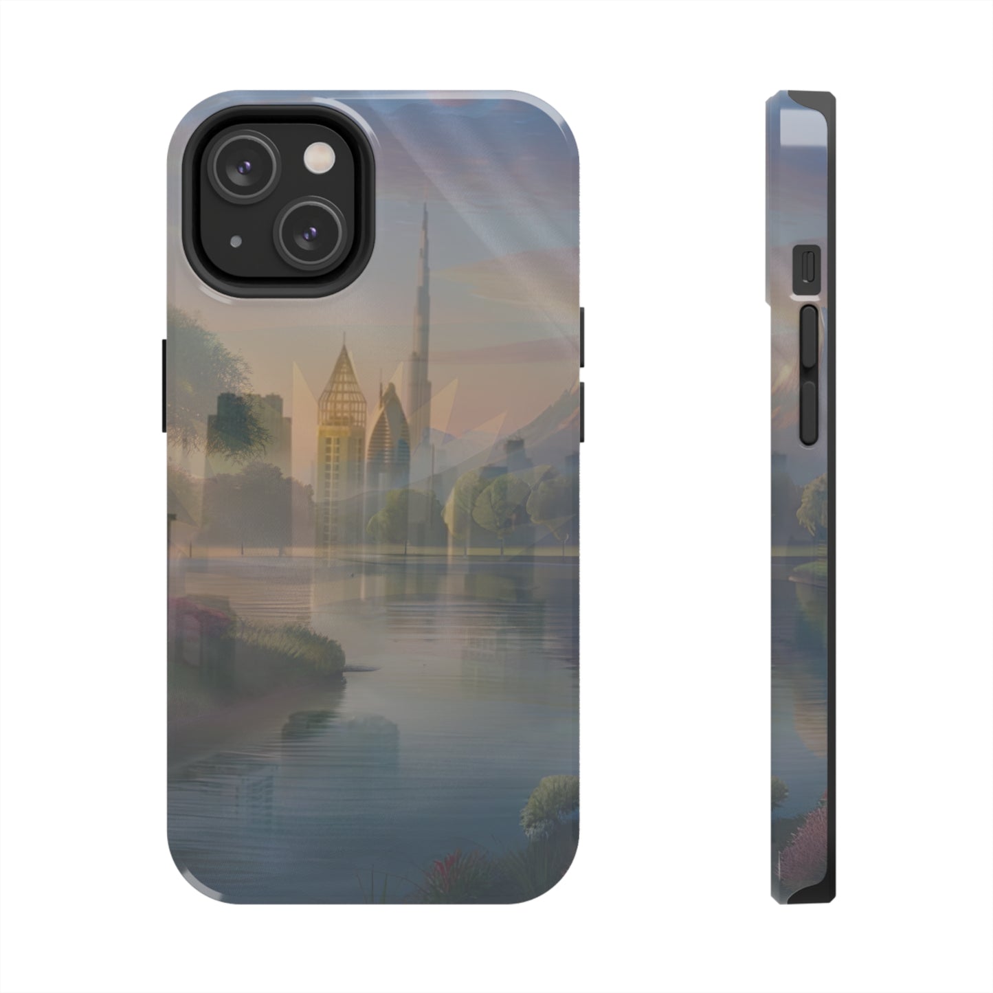 City Neighborhood Pond United States of Biafra - Tough iPhone Cases (iPhone 7, 8, X, 11, 12, 13, 14, 15)