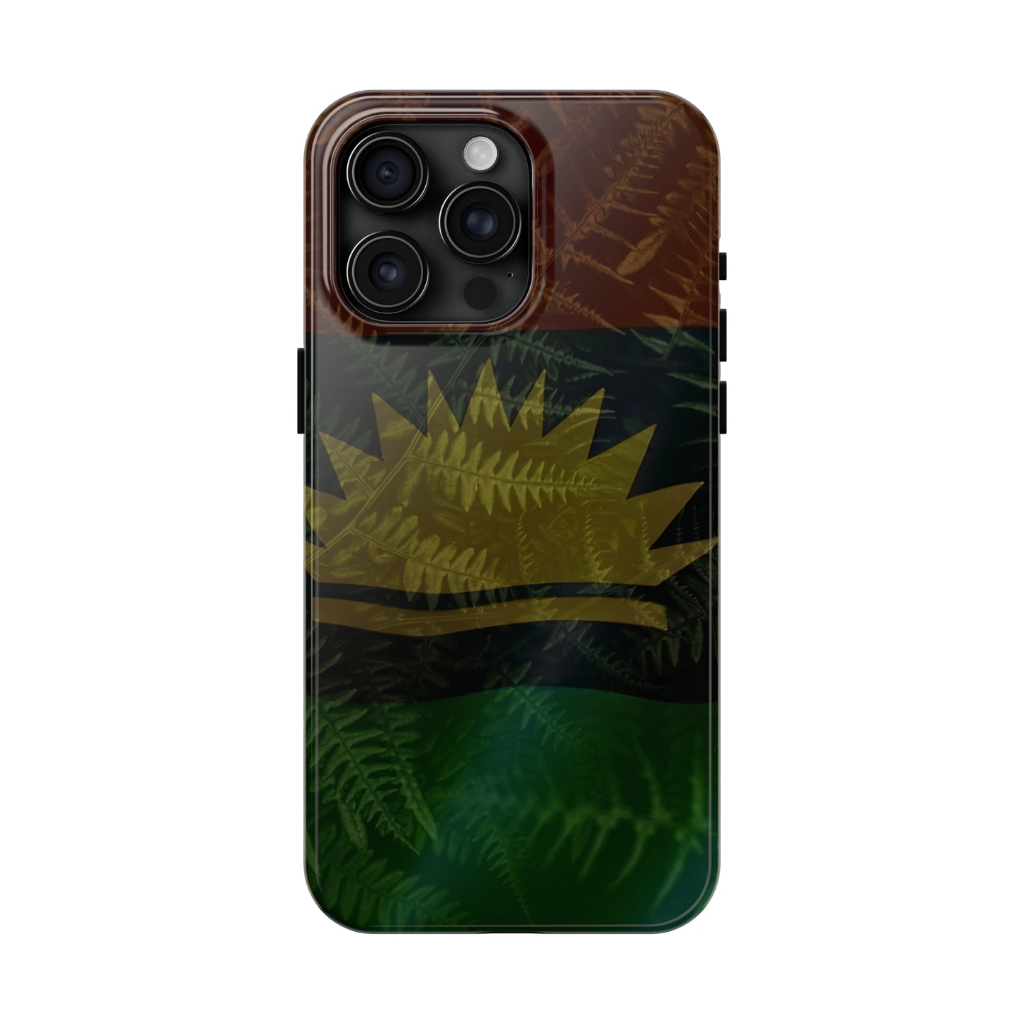 United States of Biafra Flag Plant Leaves - Tough iPhone Cases (iPhone 7, 8, X, 11, 12, 13, 14, 15)