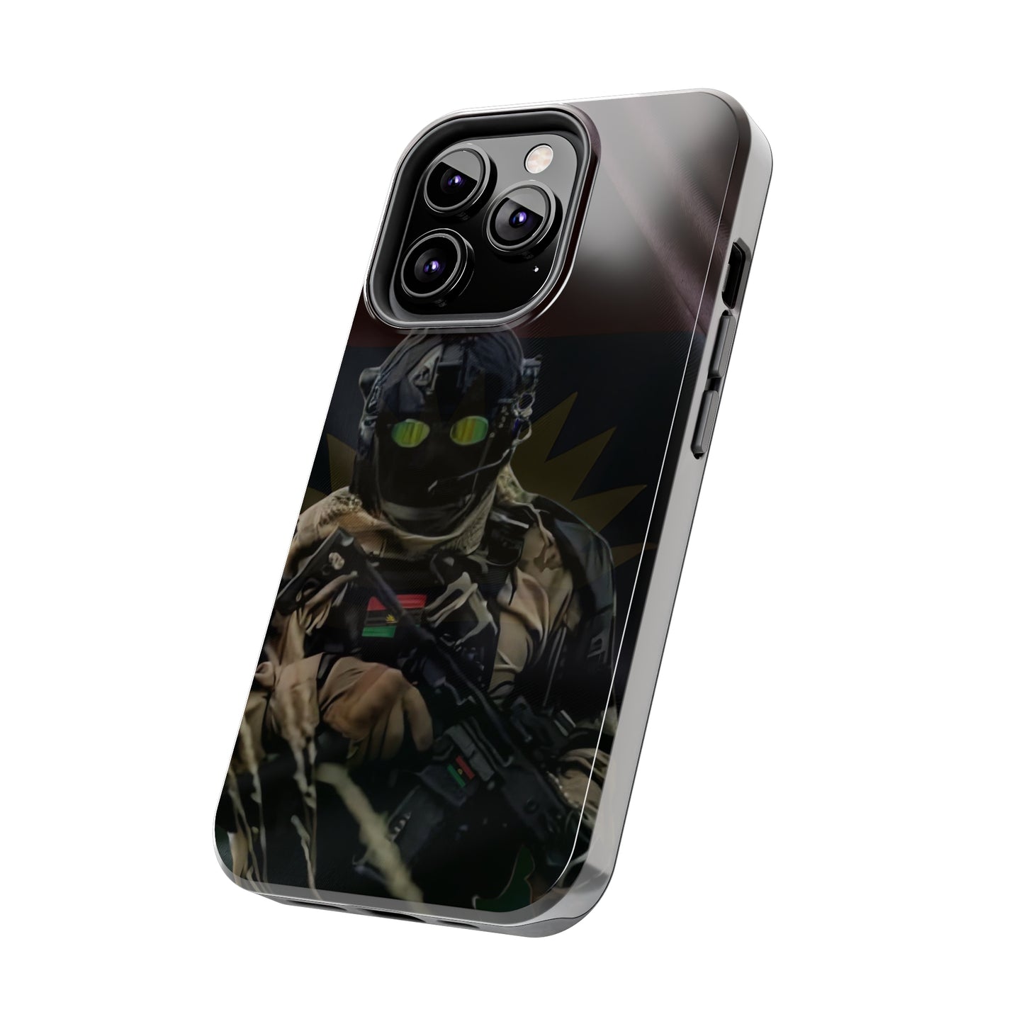 Biafra Soldier III - Tough iPhone Cases (iPhone 7, 8, X, 11, 12, 13, 14, 15)