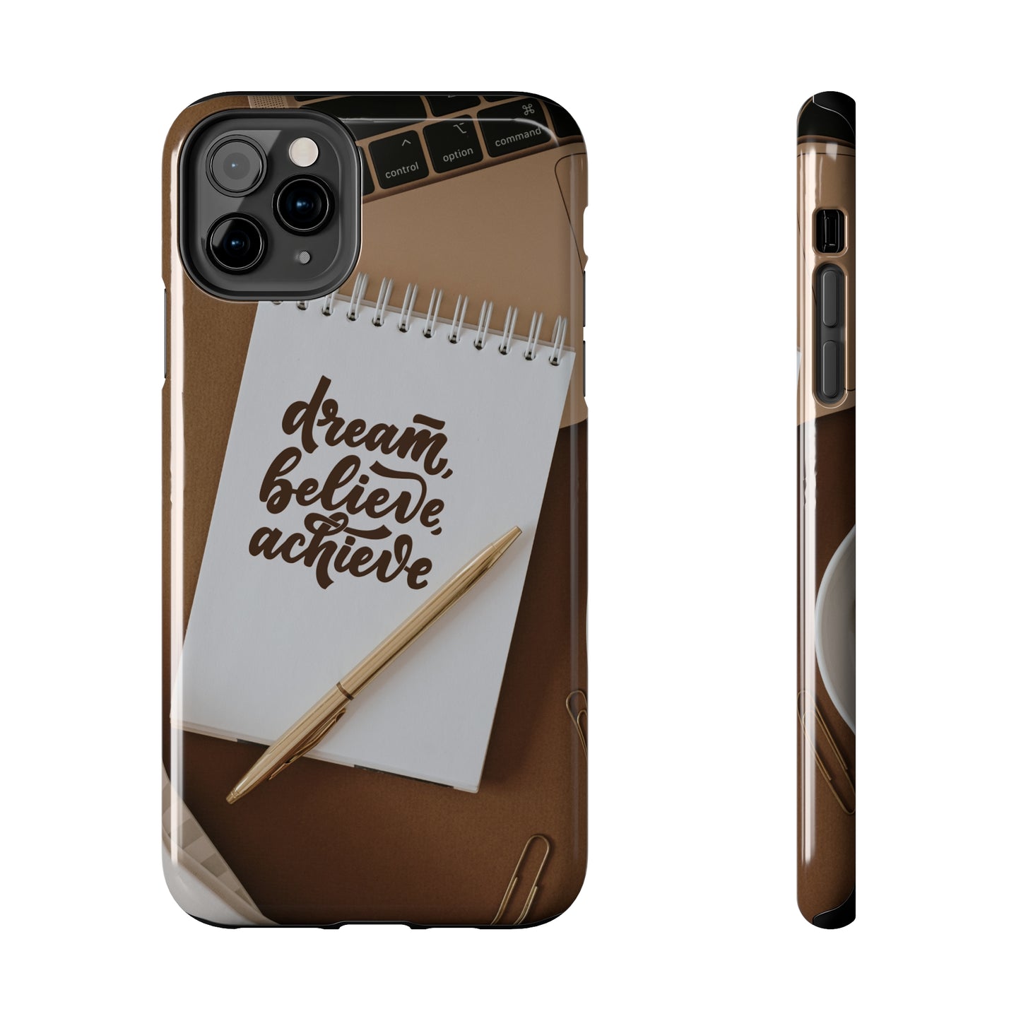 Dream Believe Achieve - Tough iPhone Cases (iPhone 7, 8, X, 11, 12, 13, 14, 15)