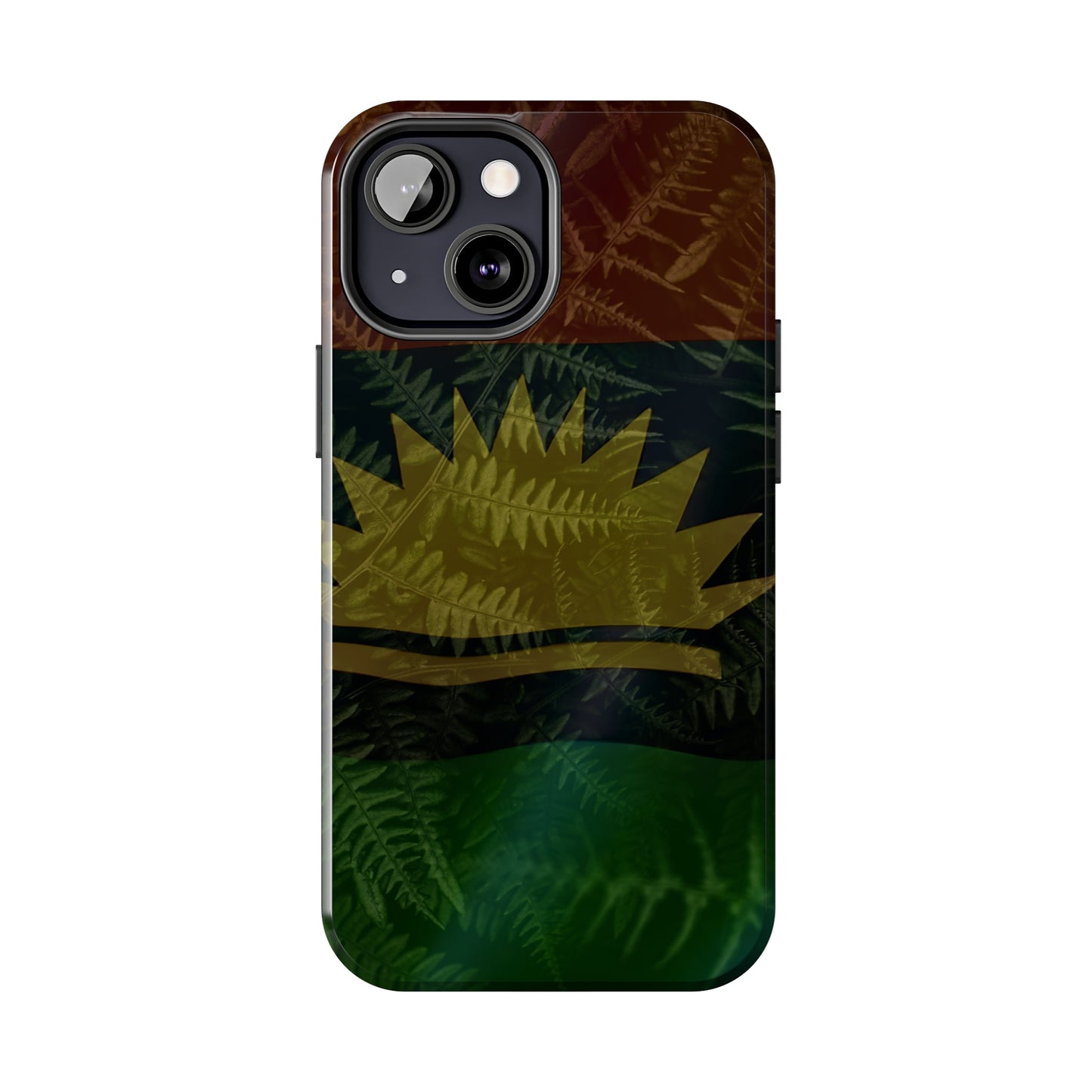 United States of Biafra Flag Plant Leaves - Tough iPhone Cases (iPhone 7, 8, X, 11, 12, 13, 14, 15)