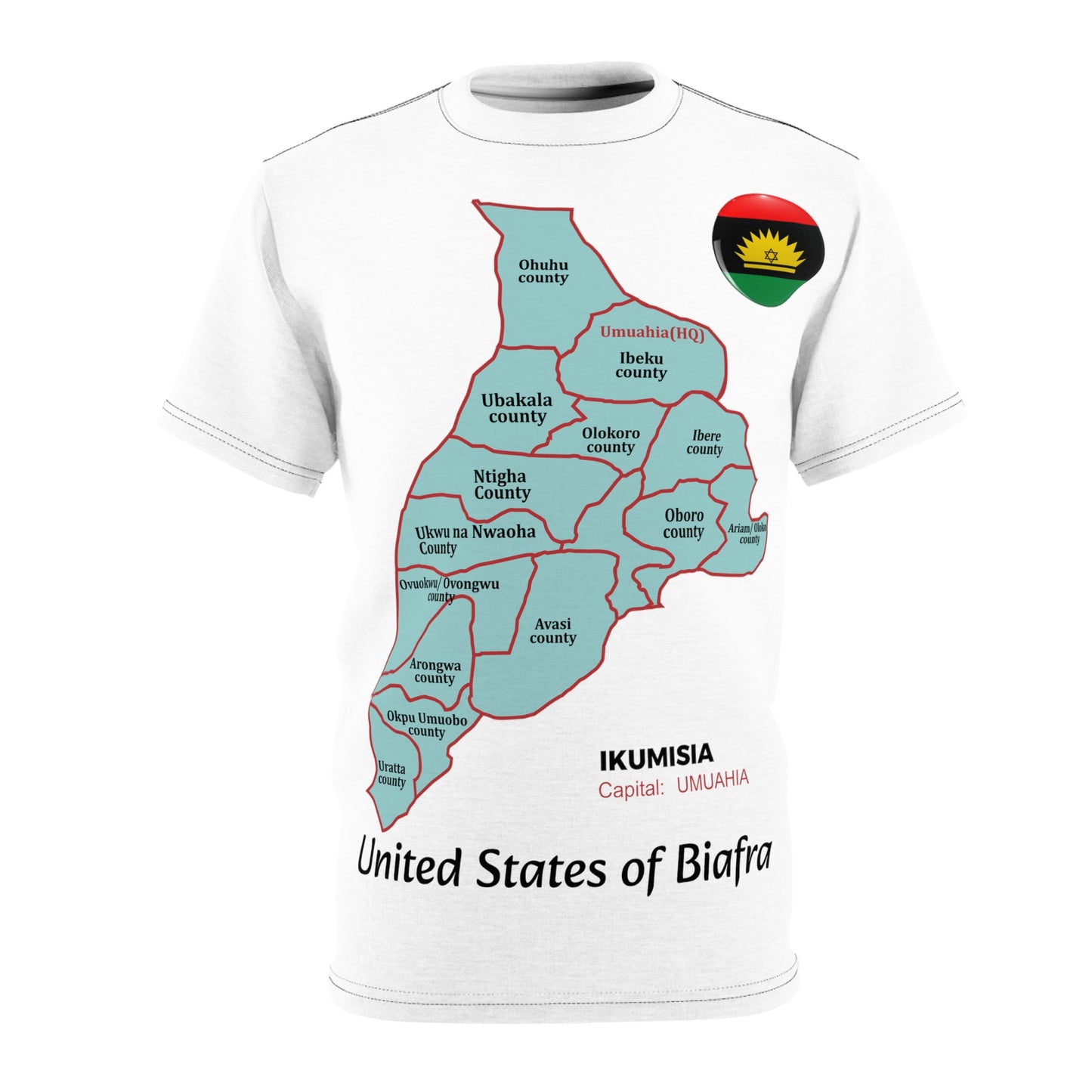 Ikwumisia State, United States of Biafra T-Shirt