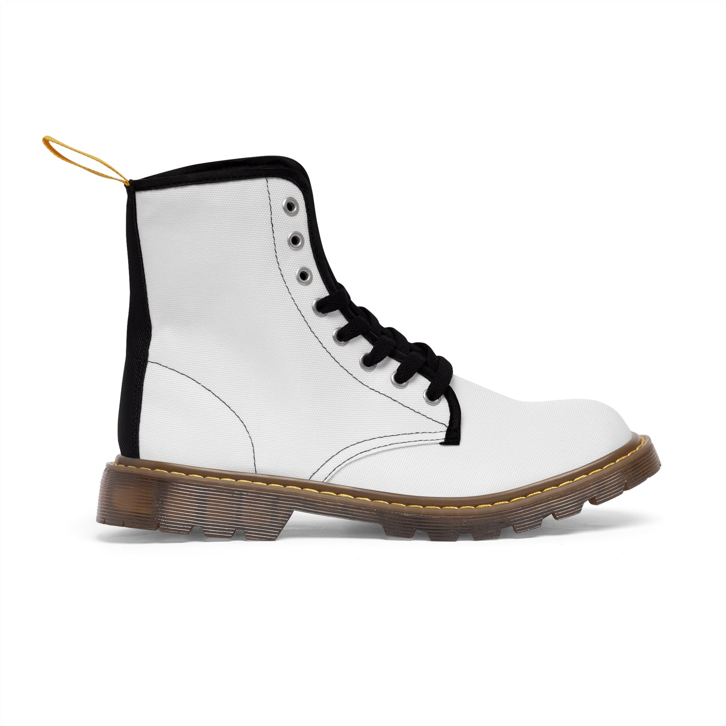 White Men's Canvas Boots