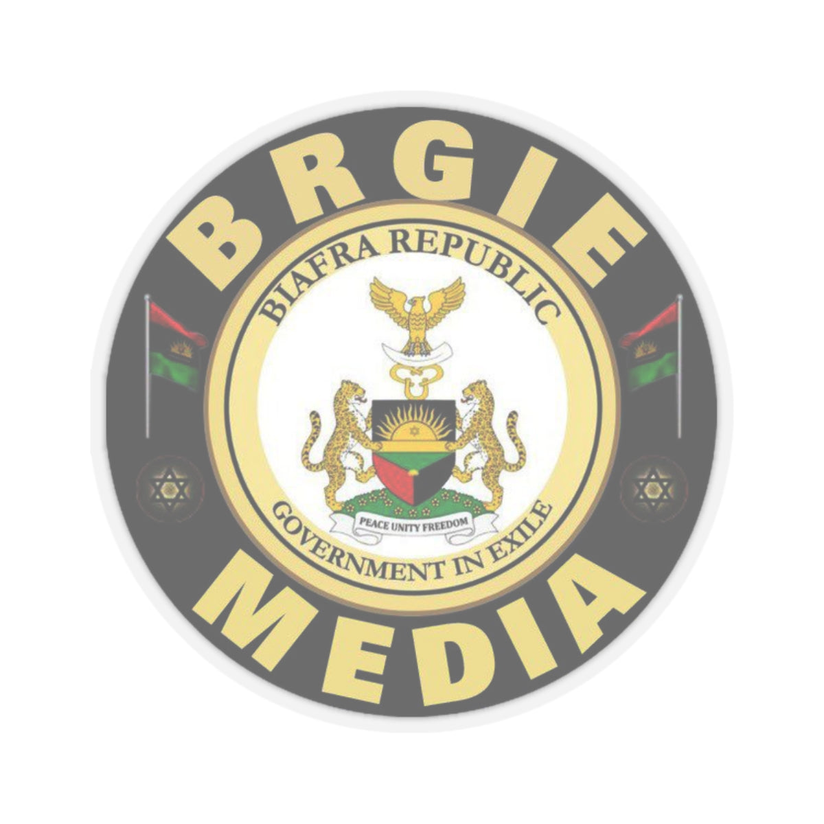 BRGIE Media Kiss-Cut Stickers