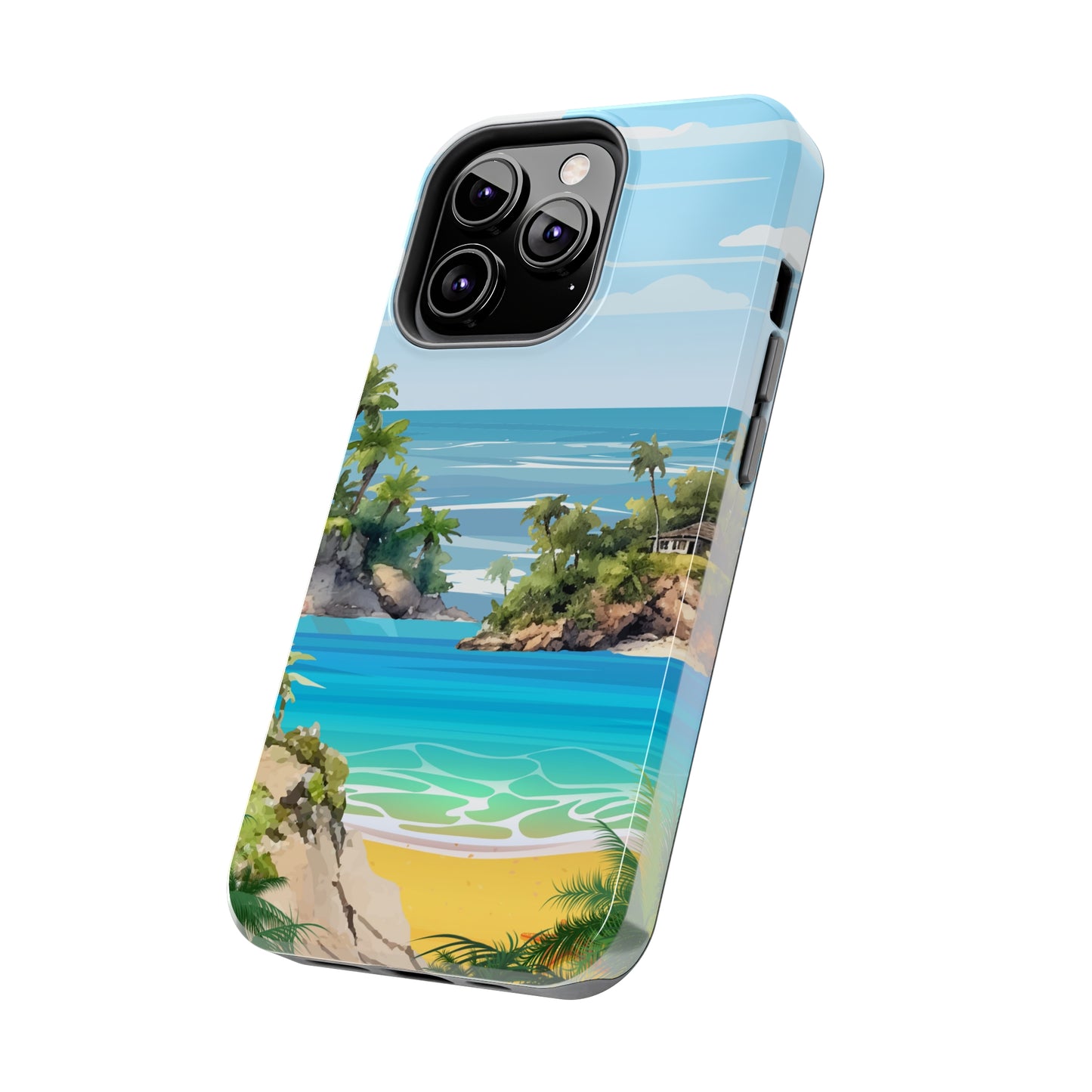 Island - Tough iPhone Cases (iPhone 7, 8, X, 11, 12, 13, 14, 15)