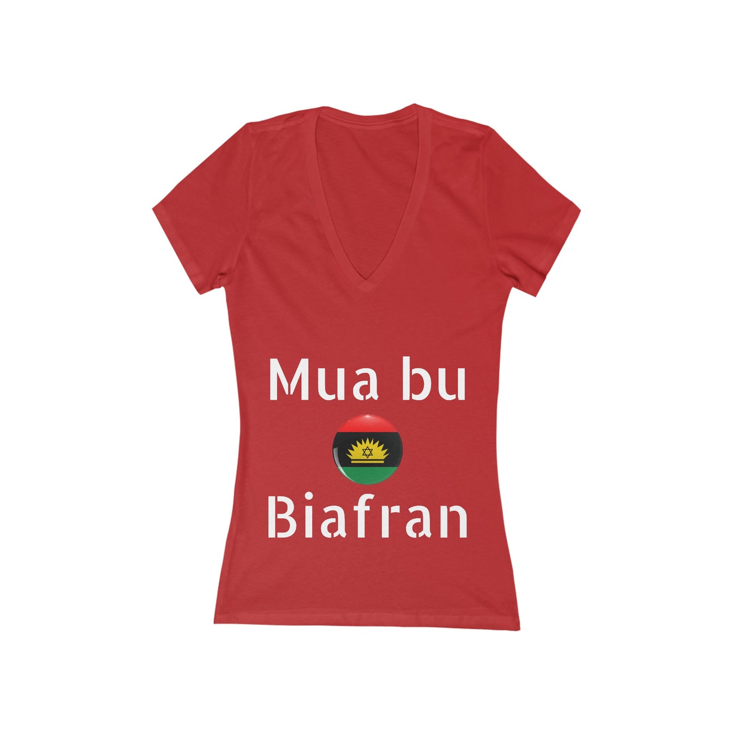 Mua Bu Biafran Women's V-Neck T-Shirt