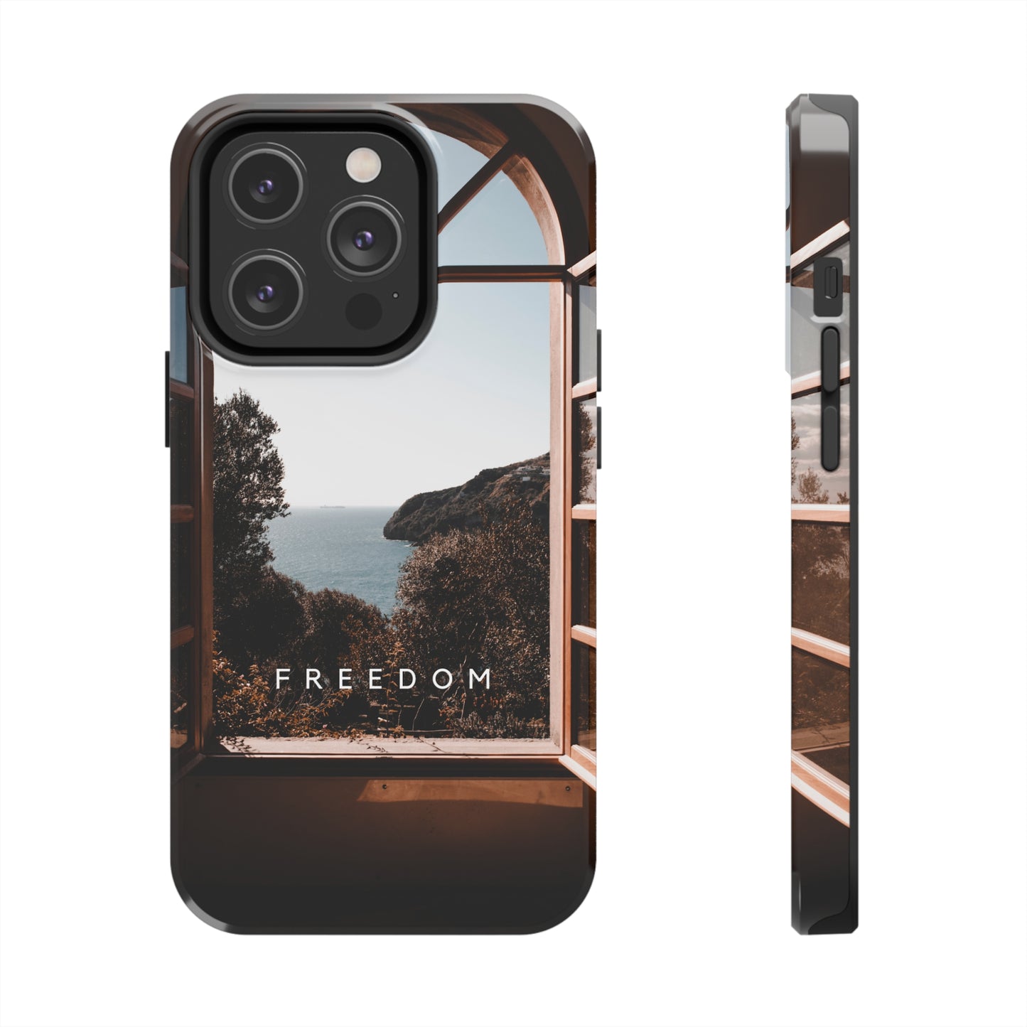 Freedom Awaits - Tough iPhone Cases (iPhone 7, 8, X, 11, 12, 13, 14, 15)