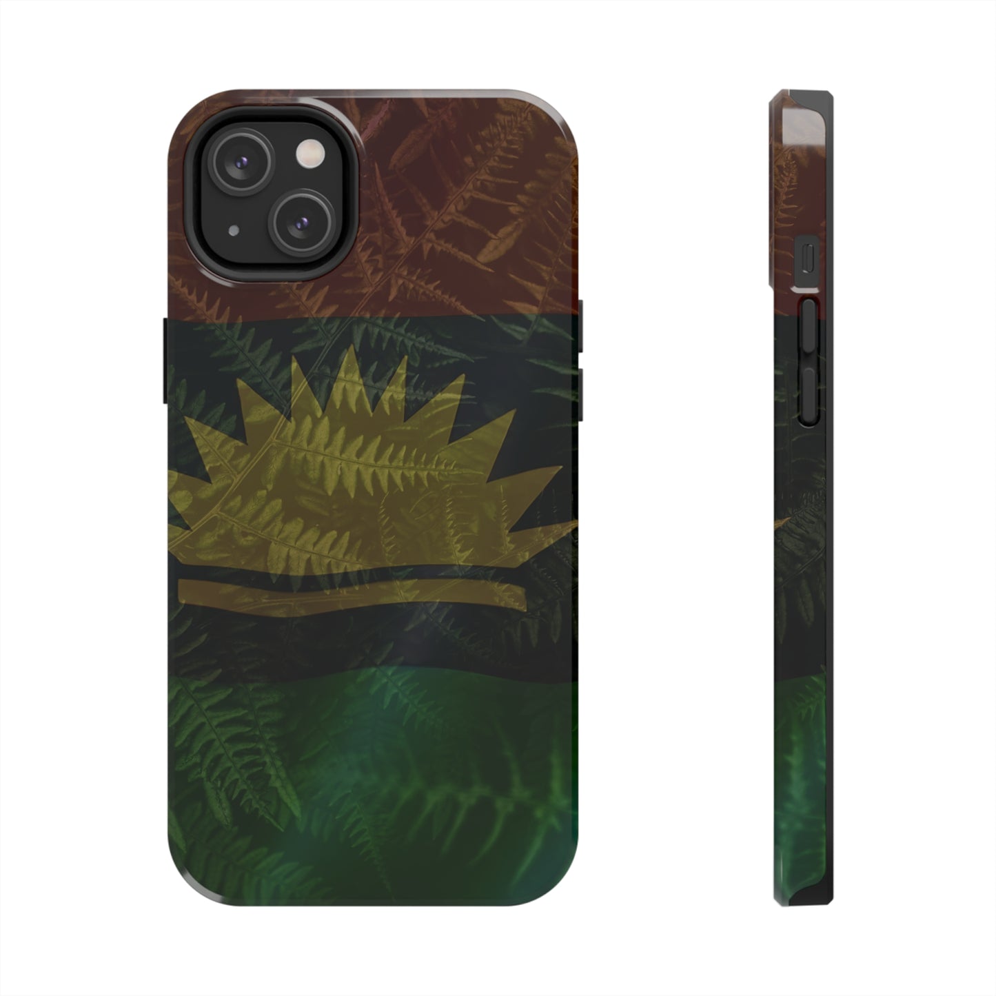 United States of Biafra Flag Plant Leaves - Tough iPhone Cases (iPhone 7, 8, X, 11, 12, 13, 14, 15)