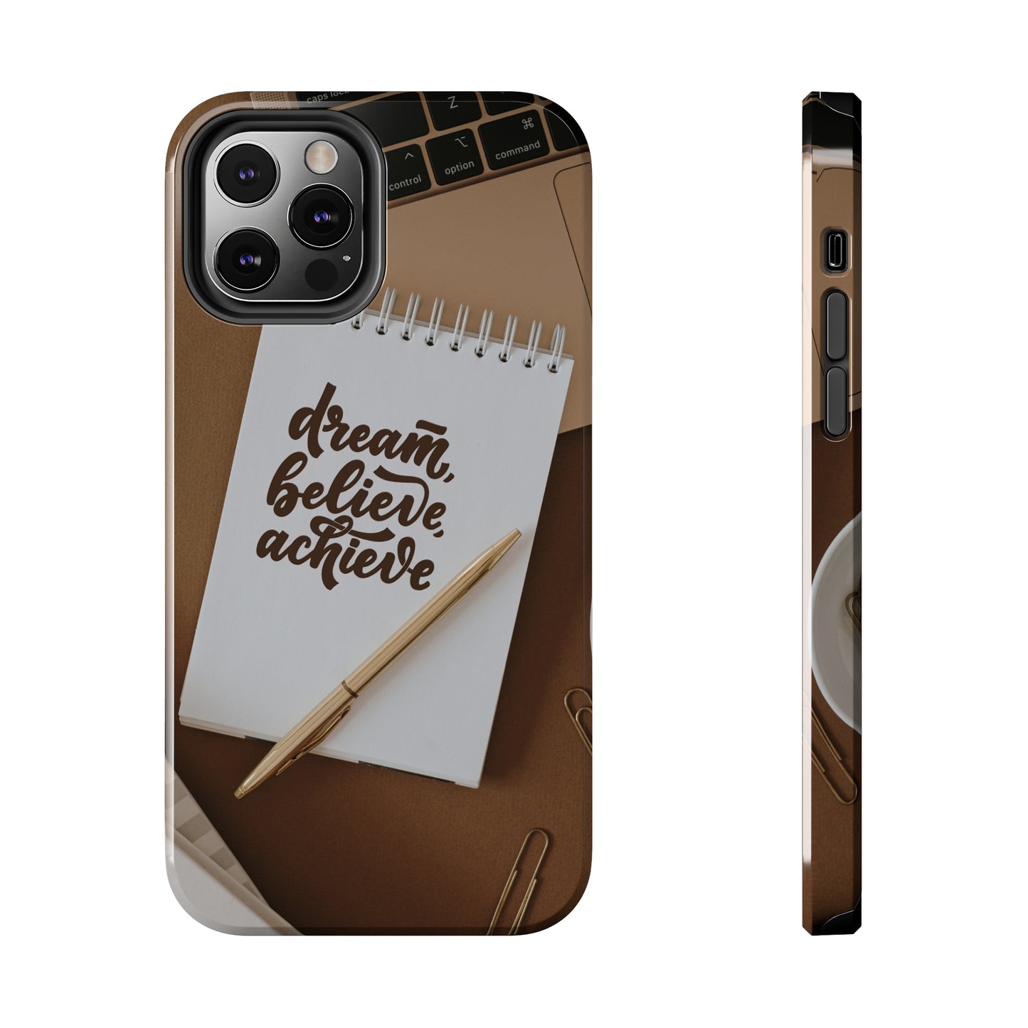 Dream Believe Achieve - Tough iPhone Cases (iPhone 7, 8, X, 11, 12, 13, 14, 15)