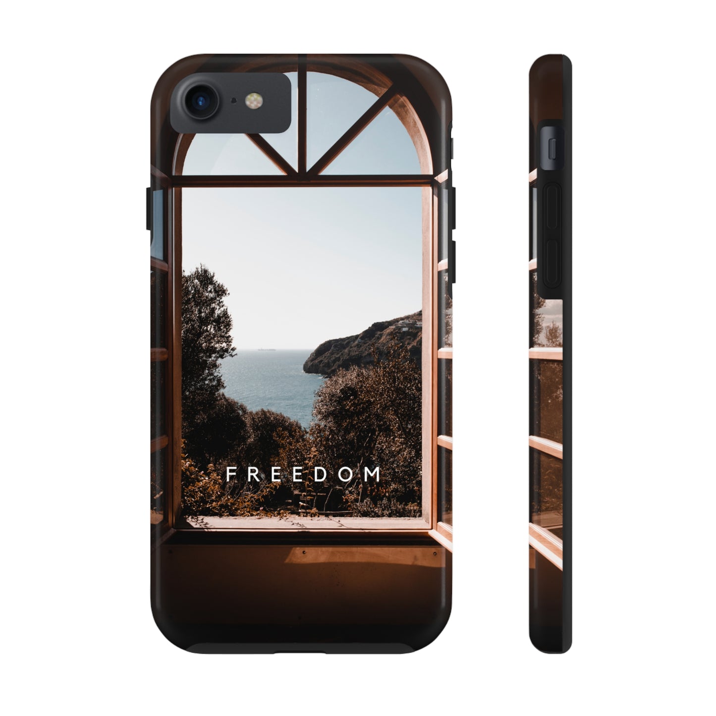 Freedom Awaits - Tough iPhone Cases (iPhone 7, 8, X, 11, 12, 13, 14, 15)