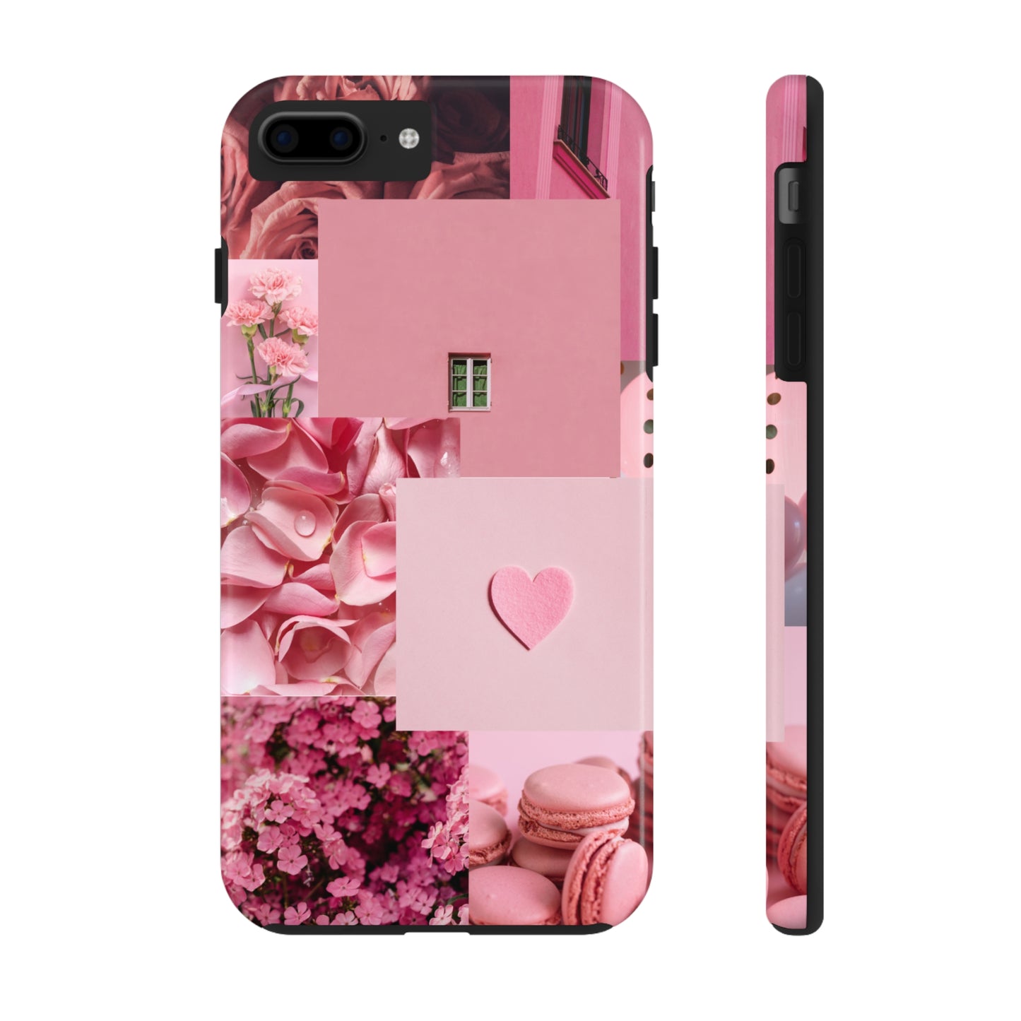 Pink Flowers - Tough iPhone Cases (iPhone 7, 8, X, 11, 12, 13, 14, 15)