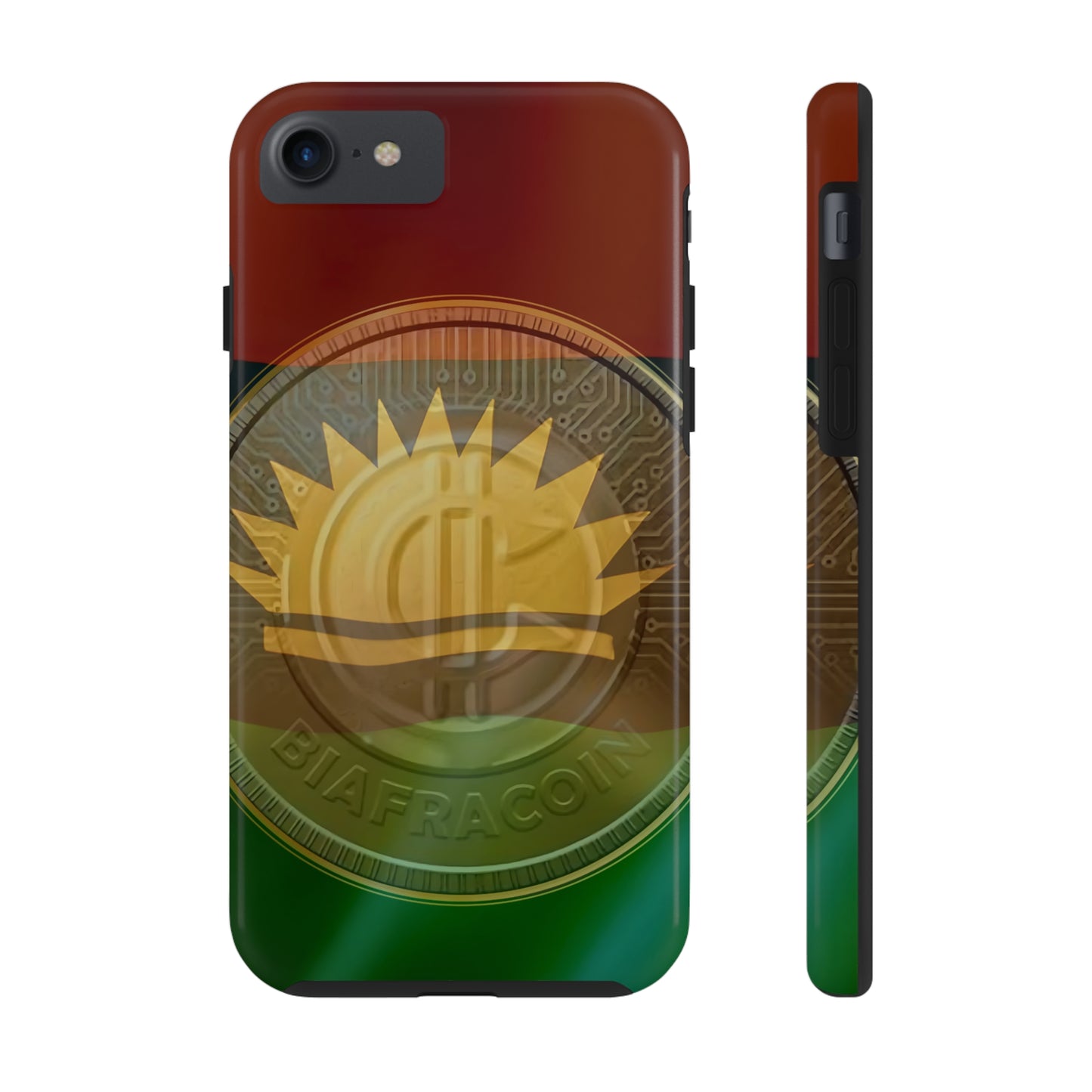 Biafra Coin - Tough iPhone Cases (iPhone 7, 8, X, 11, 12, 13, 14, 15)