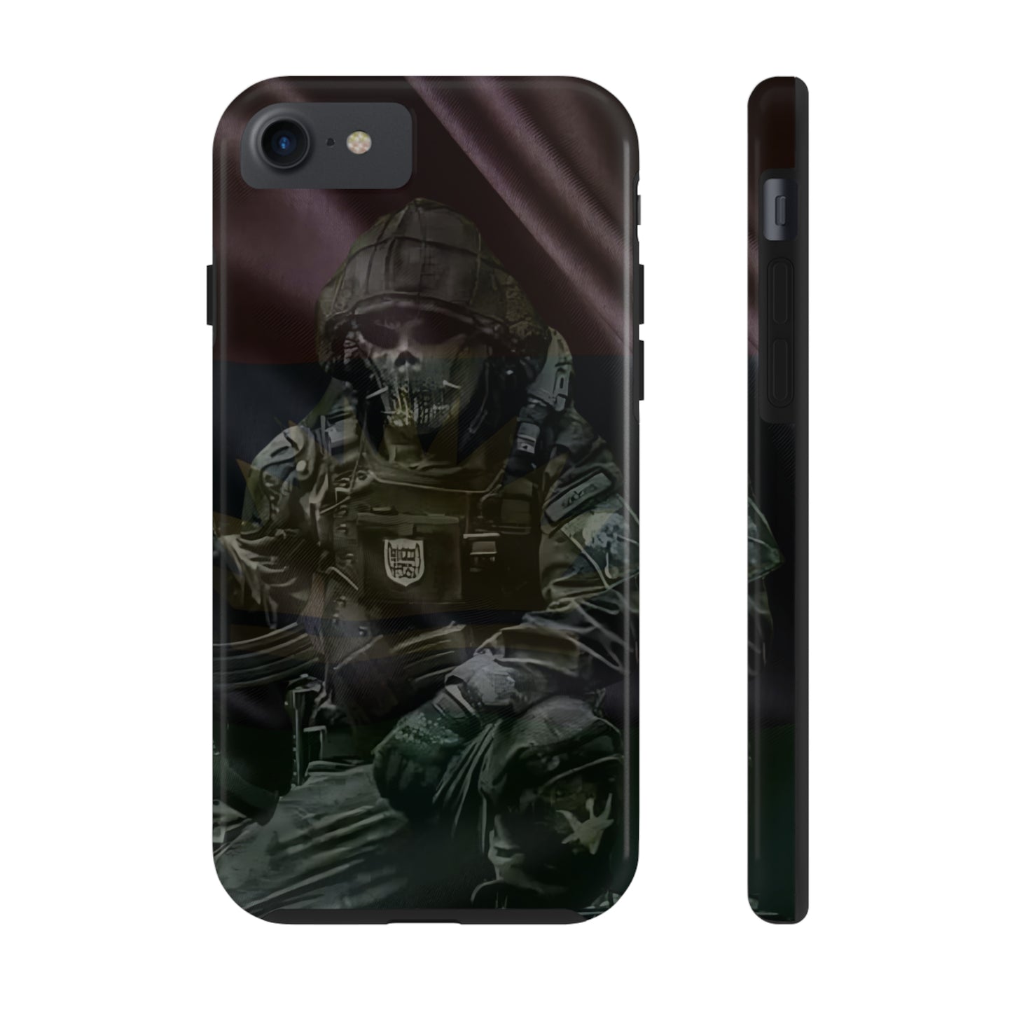 Biafra Soldier II - Tough iPhone Cases (iPhone 7, 8, X, 11, 12, 13, 14, 15)