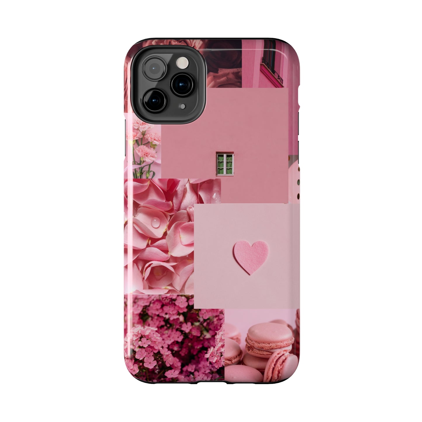 Pink Flowers - Tough iPhone Cases (iPhone 7, 8, X, 11, 12, 13, 14, 15)