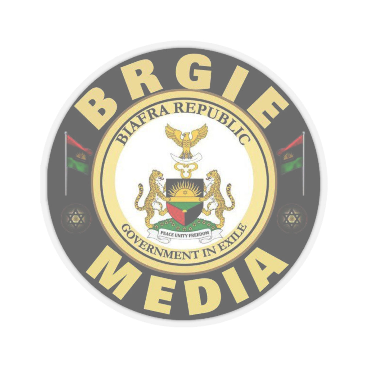 BRGIE Media Kiss-Cut Stickers