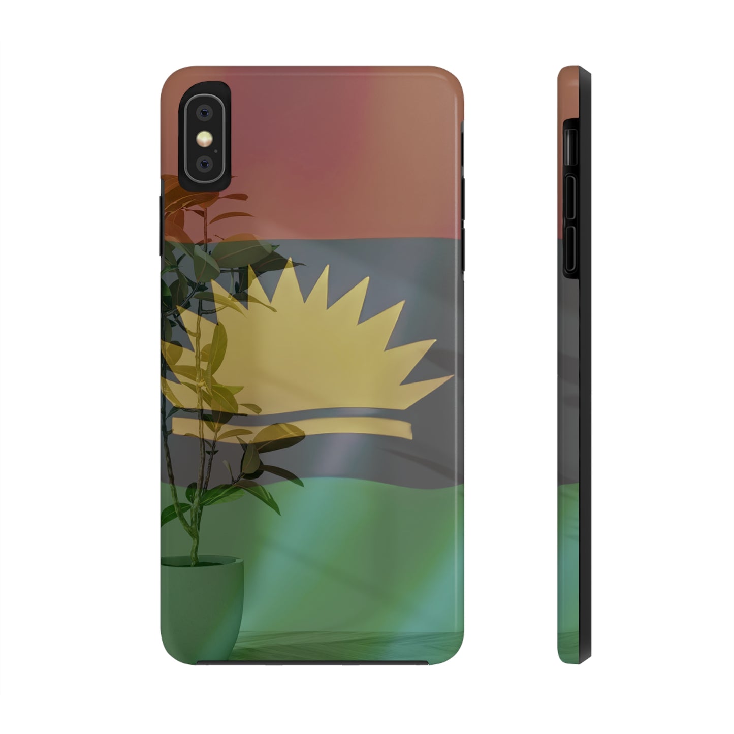 United States of Biafra Flag Plant Vase - Tough iPhone Cases (iPhone 7, 8, X, 11, 12, 13, 14, 15)