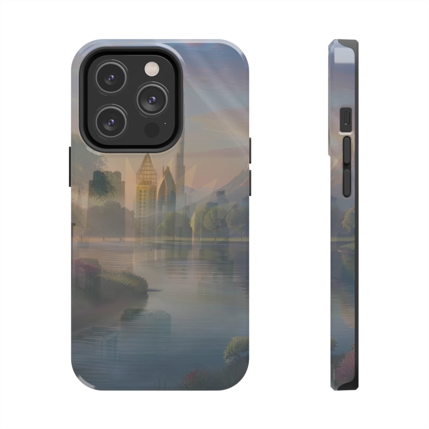 City Neighborhood Pond United States of Biafra - Tough iPhone Cases (iPhone 7, 8, X, 11, 12, 13, 14, 15)