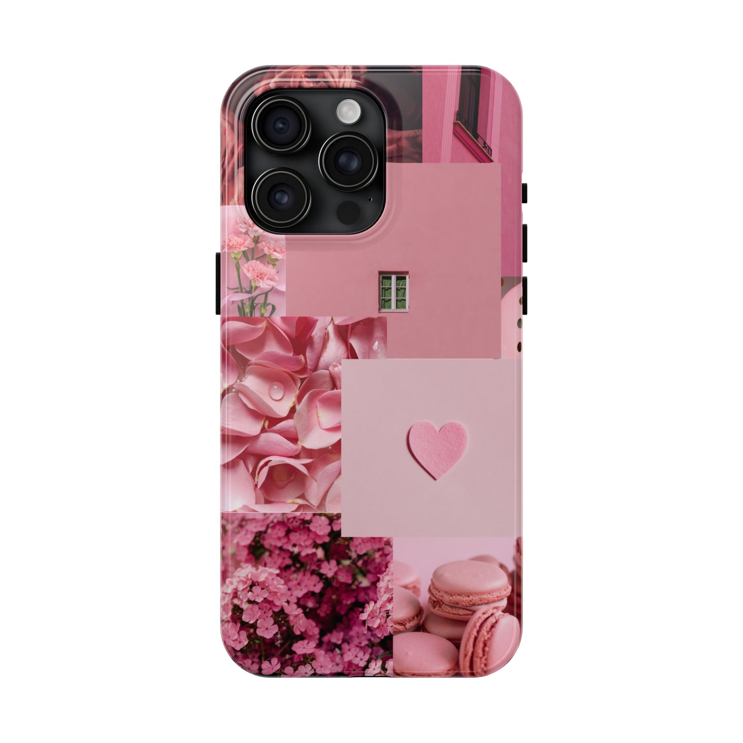 Pink Flowers - Tough iPhone Cases (iPhone 7, 8, X, 11, 12, 13, 14, 15)