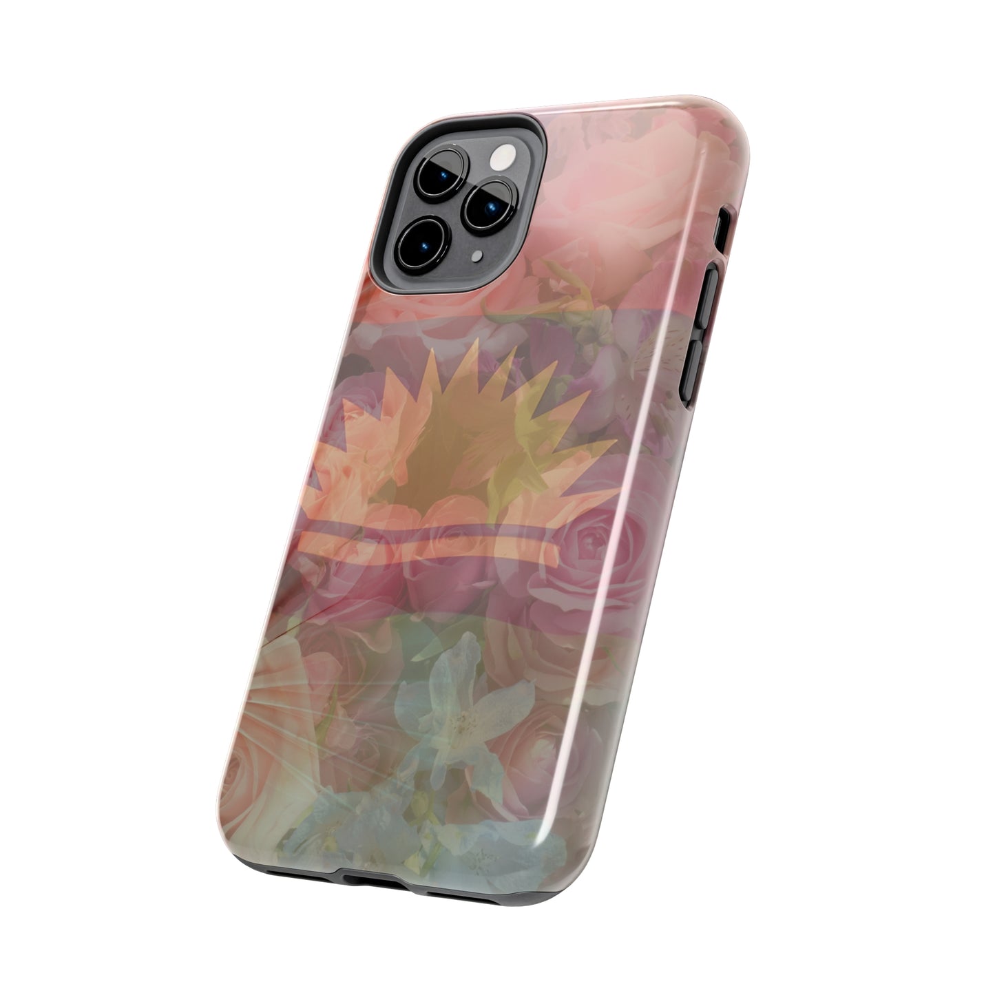 United States of Biafra Flag Flower Blend 3 - Tough iPhone Cases (iPhone 7, 8, X, 11, 12, 13, 14, 15)