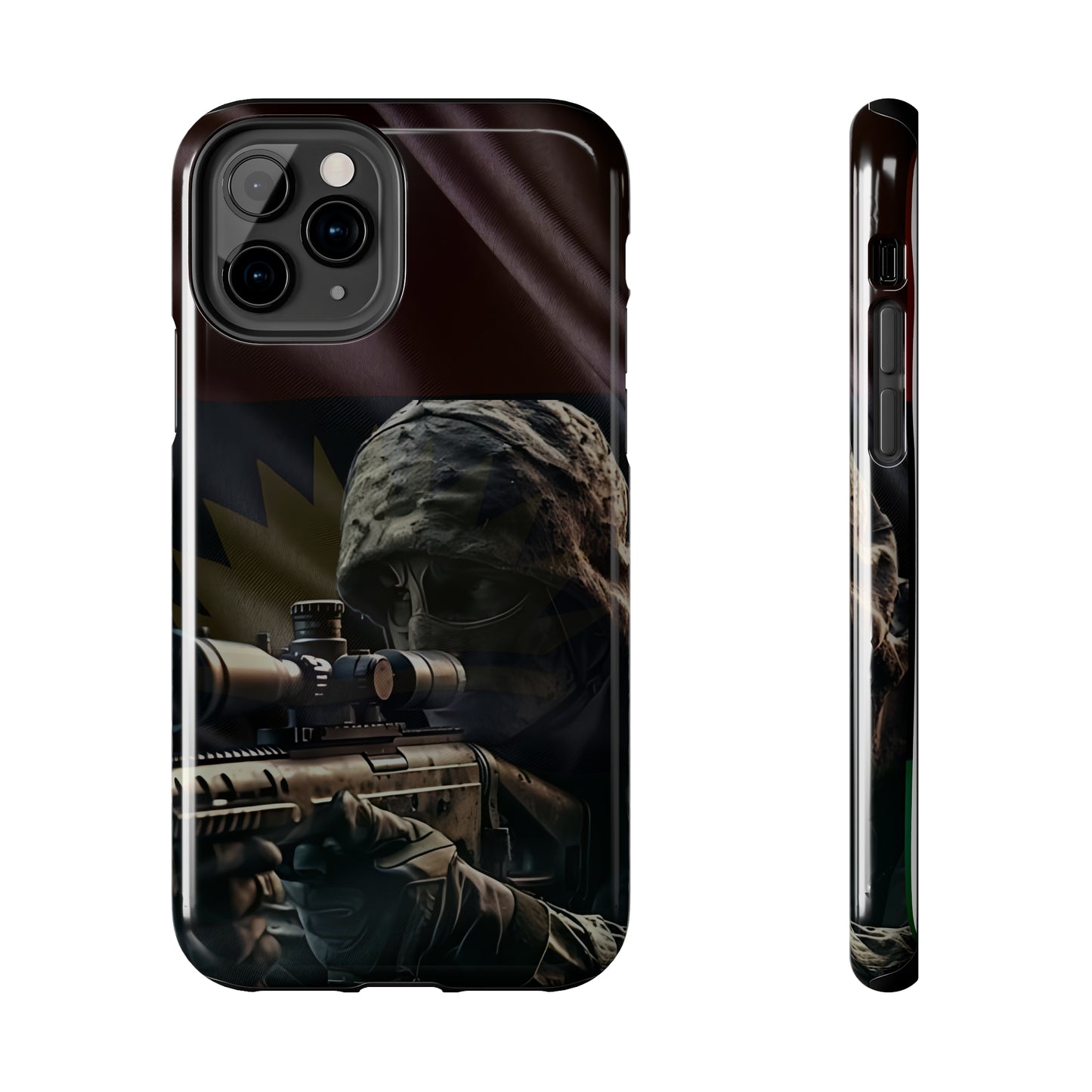 Biafra Soldier IV - Tough iPhone Cases (iPhone 7, 8, X, 11, 12, 13, 14, 15)
