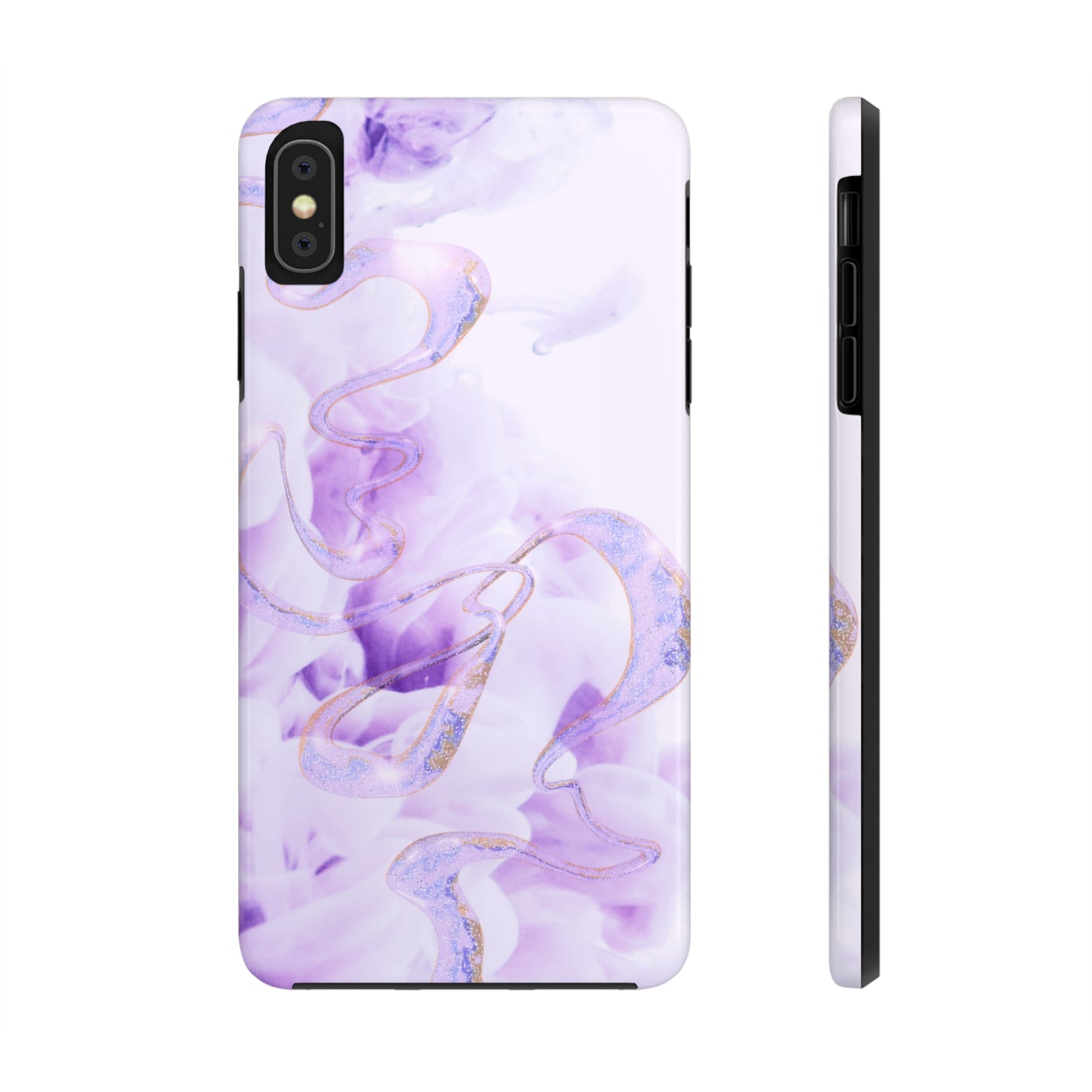 Purple Drop - Tough iPhone Cases (iPhone 7, 8, X, 11, 12, 13, 14, 15)
