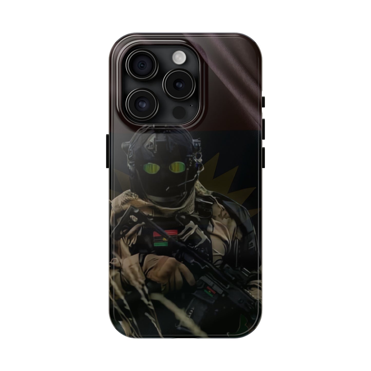 Biafra Soldier III - Tough iPhone Cases (iPhone 7, 8, X, 11, 12, 13, 14, 15)
