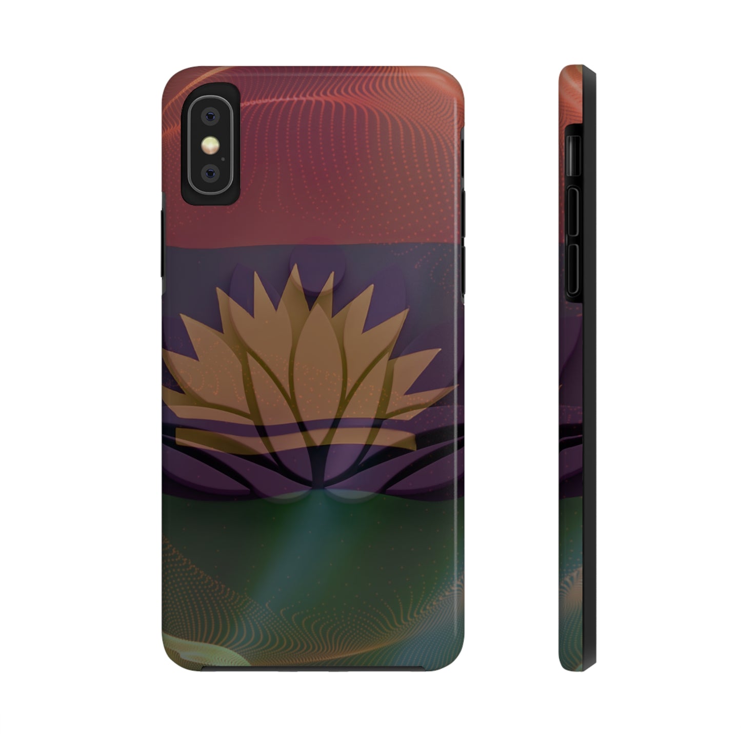 United States of Biafra Flag Flower Blend 1 - Tough iPhone Cases (iPhone 7, 8, X, 11, 12, 13, 14, 15)