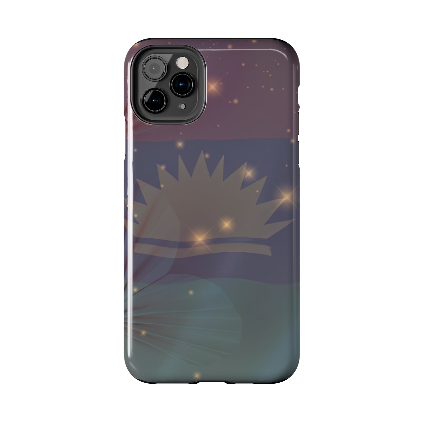 United States of Biafra Flag Flower Blend 4 - Tough iPhone Cases (iPhone 7, 8, X, 11, 12, 13, 14, 15)