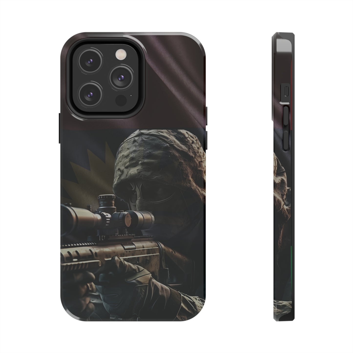 Biafra Soldier IV - Tough iPhone Cases (iPhone 7, 8, X, 11, 12, 13, 14, 15)
