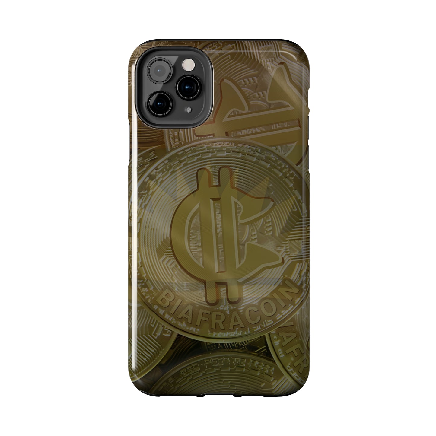 BiafraCoin Ejemma - Tough iPhone Cases (iPhone 7, 8, X, 11, 12, 13, 14, 15)