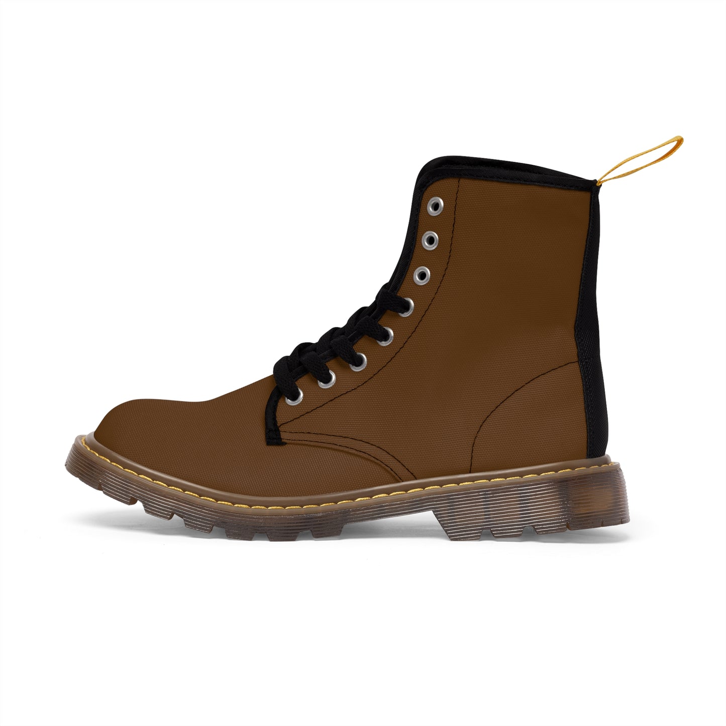 Brown Men's Canvas Boots